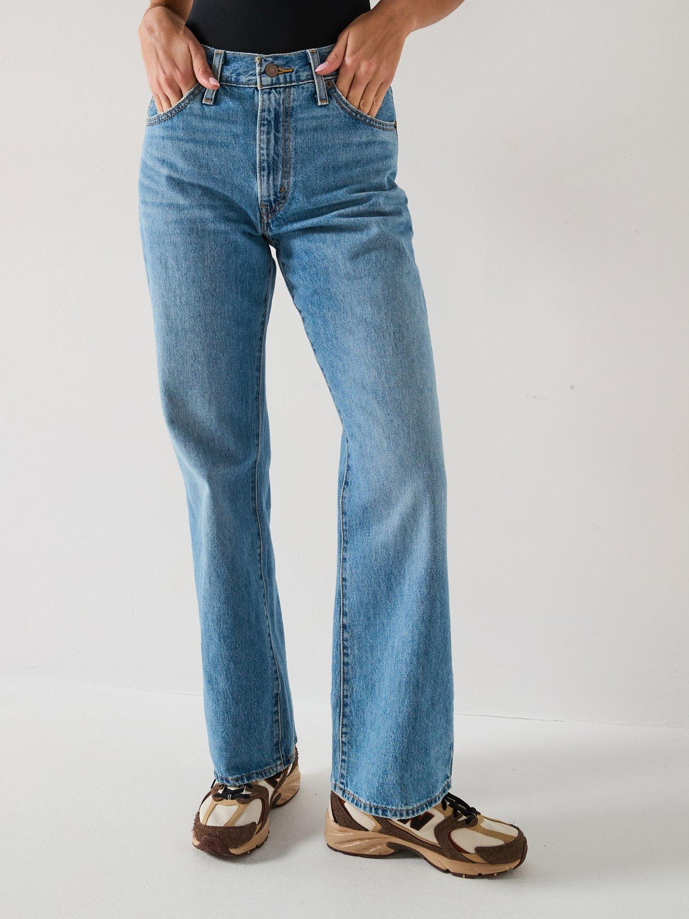 undefined 94 Baggy Wide Leg Jeans - Smile For Real - Blue