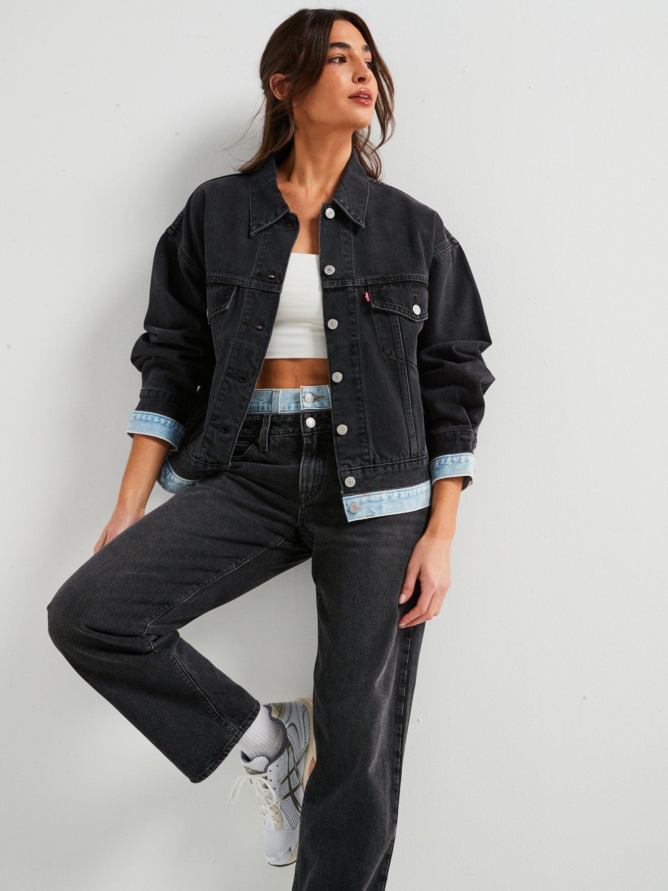 Image of Levi's 90s Trucker Jacket - Layer Cake Trucker - Black