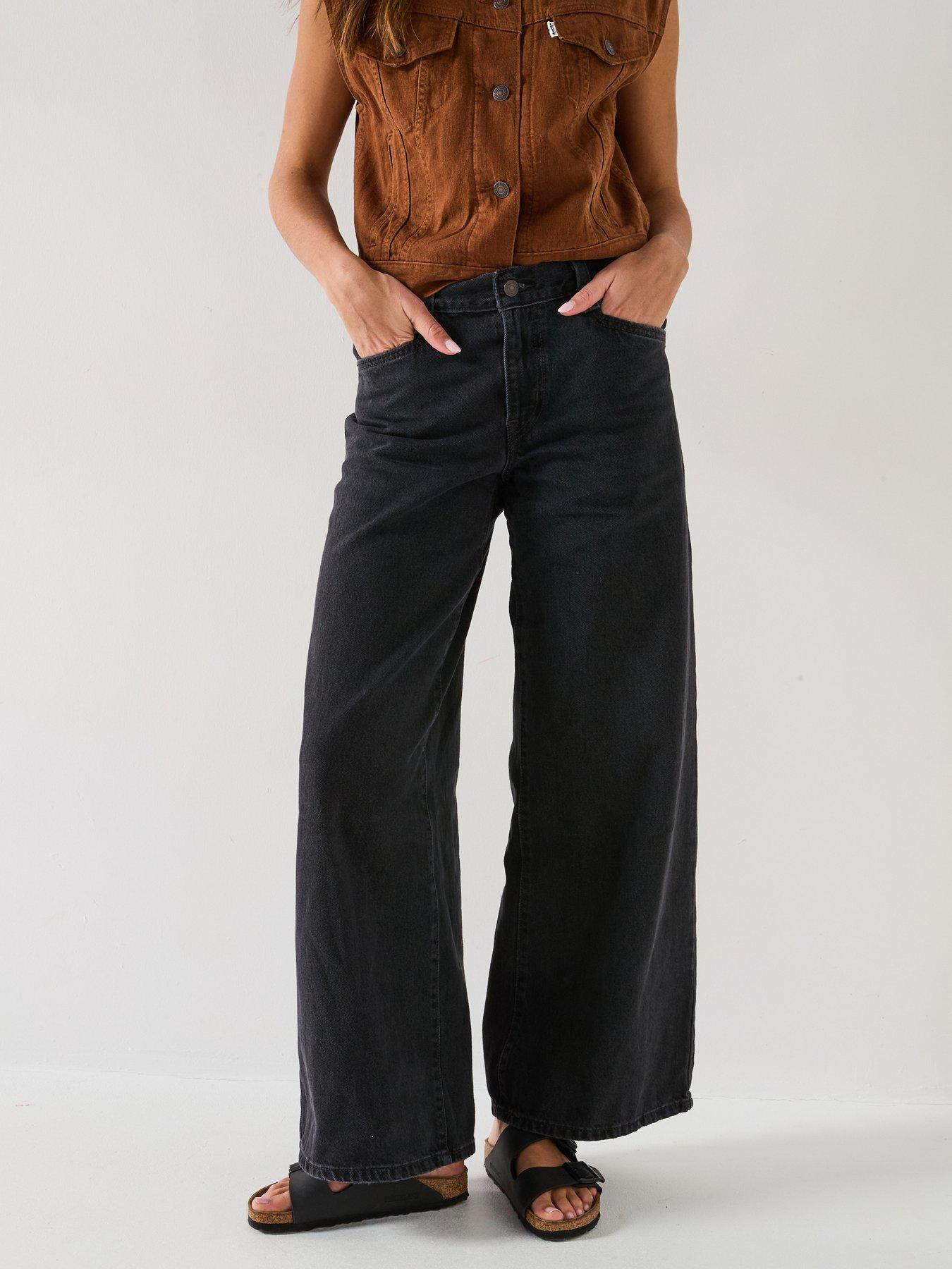 Levi's 94 Baggy Wide Leg Jeans - Over Exposure - Black