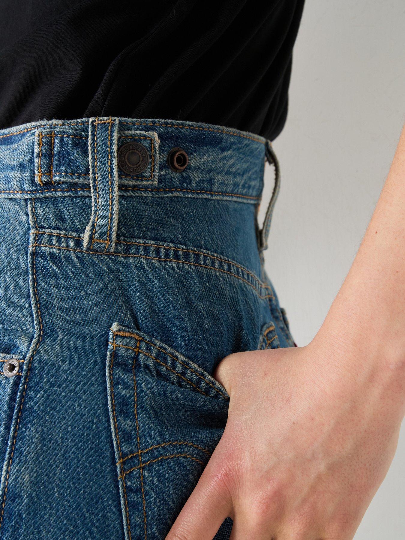 Image 5 of 6 of Levi's Cinch Baggy Jeans - Chasing Dreams&nbsp;- Blue
