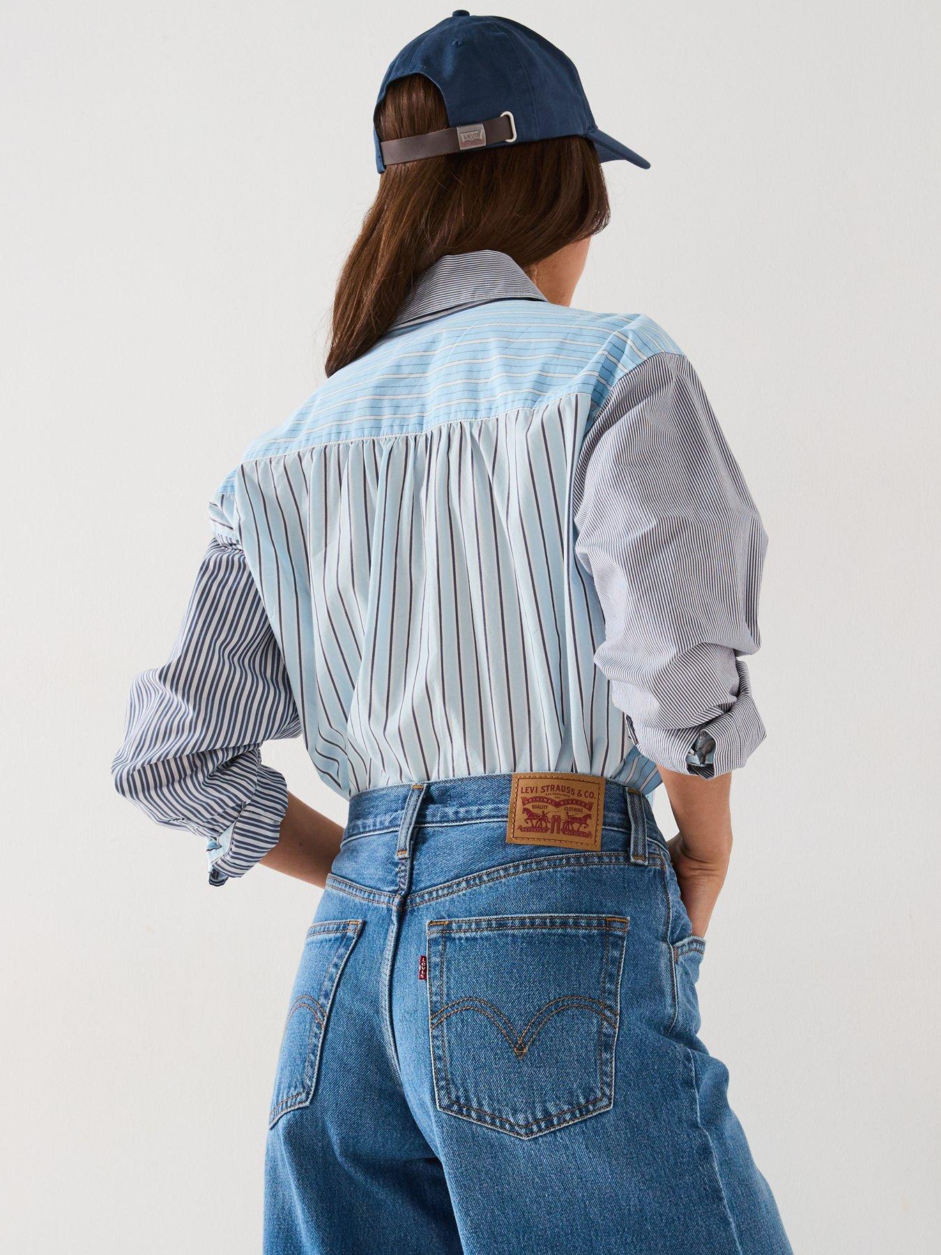 Image 5 of 6 of Levi's 94 Baggy Wide Leg Jeans - Its Gonna Be May Blue