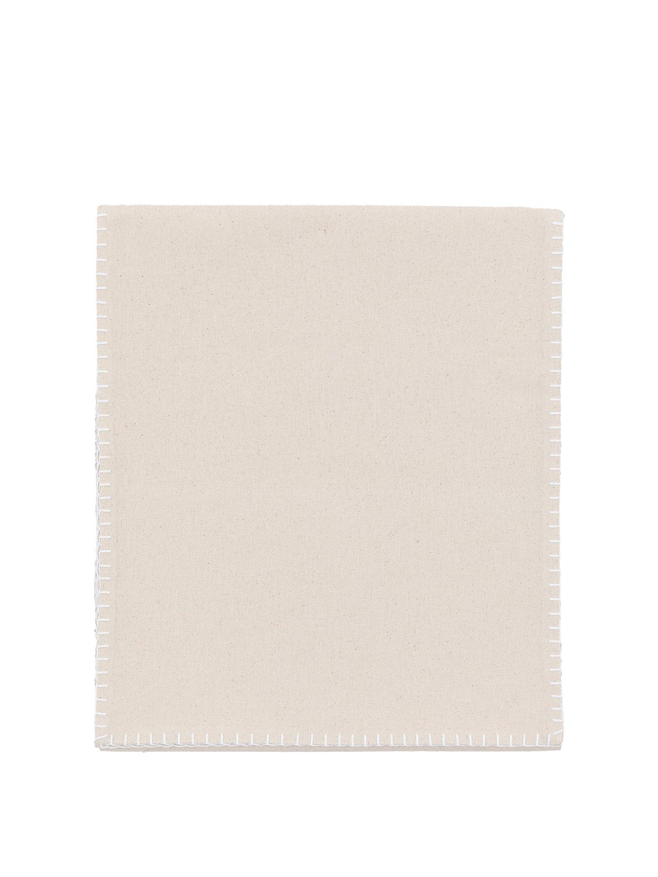 Image 2 of 6 of Gallery Direct Linen Effect Table Runner -&nbsp;Cream