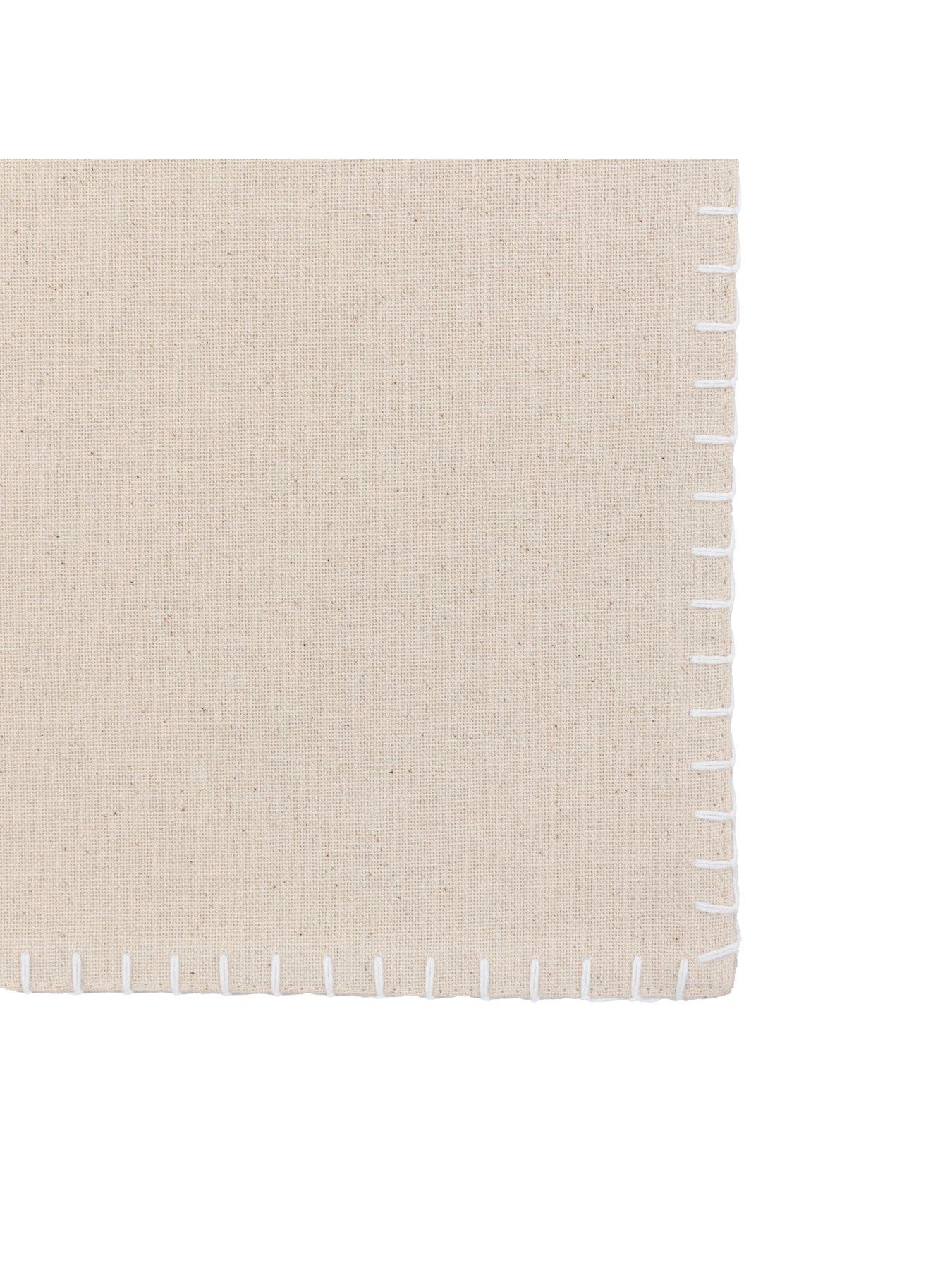 Image 5 of 6 of Gallery Direct Linen Effect Table Runner -&nbsp;Cream