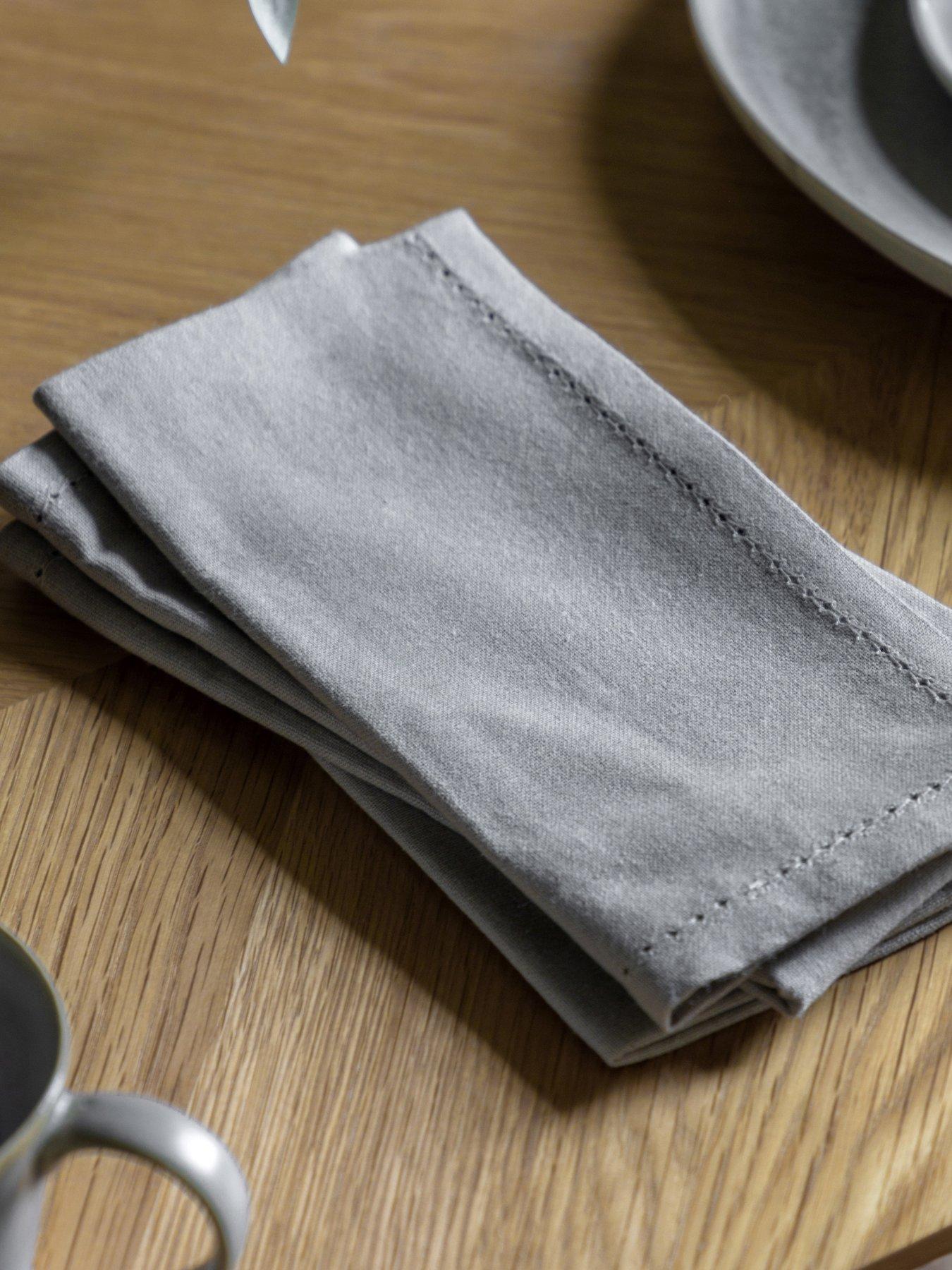 Gallery Direct Dove Napkin Grey (4pk)
