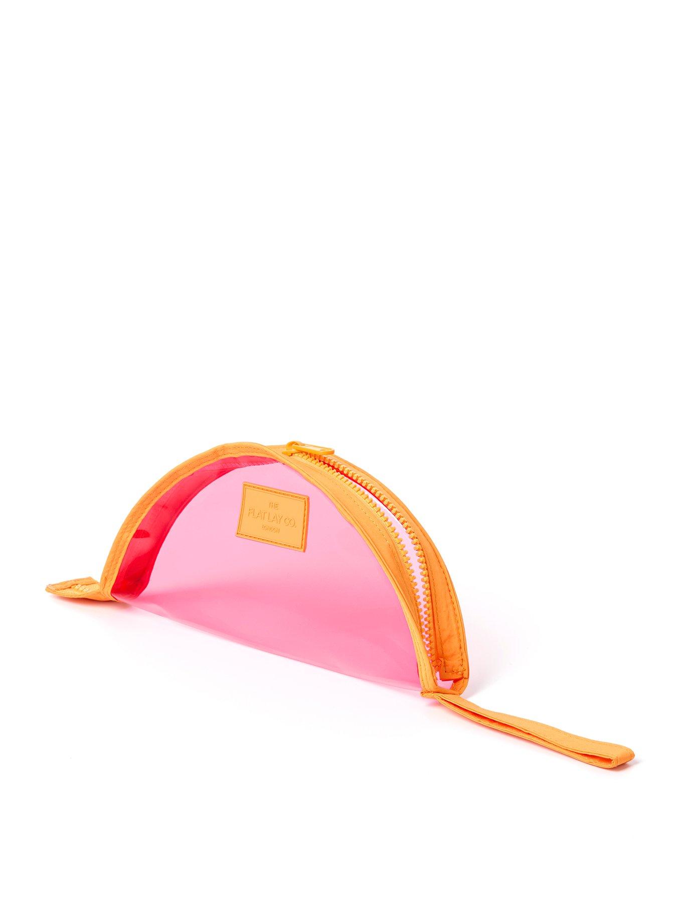The Flat Lay Co. Lunar Pouch - Pink & Orange