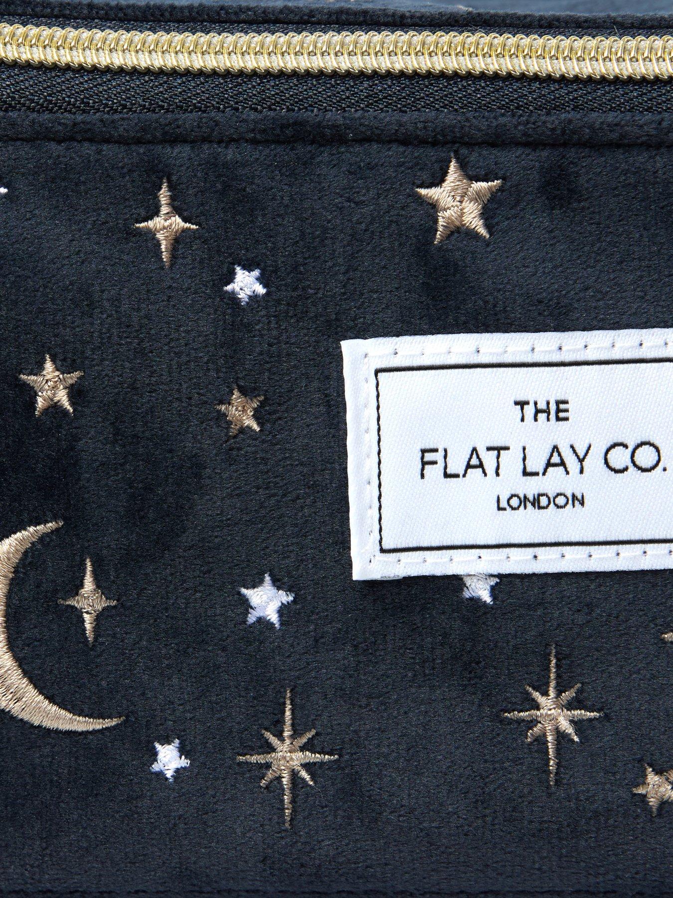 the-flat-lay-co-velvet-makeup-box-bag-in-celestial-indigooutfit