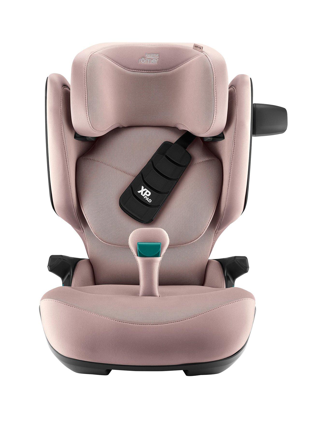 undefined Kidfix Pro 3.5 Years - 12 Years Approx Height 100 - 150 cm i-SIZE ISOFIX Highback Booster Car Seat - Dusty Rose