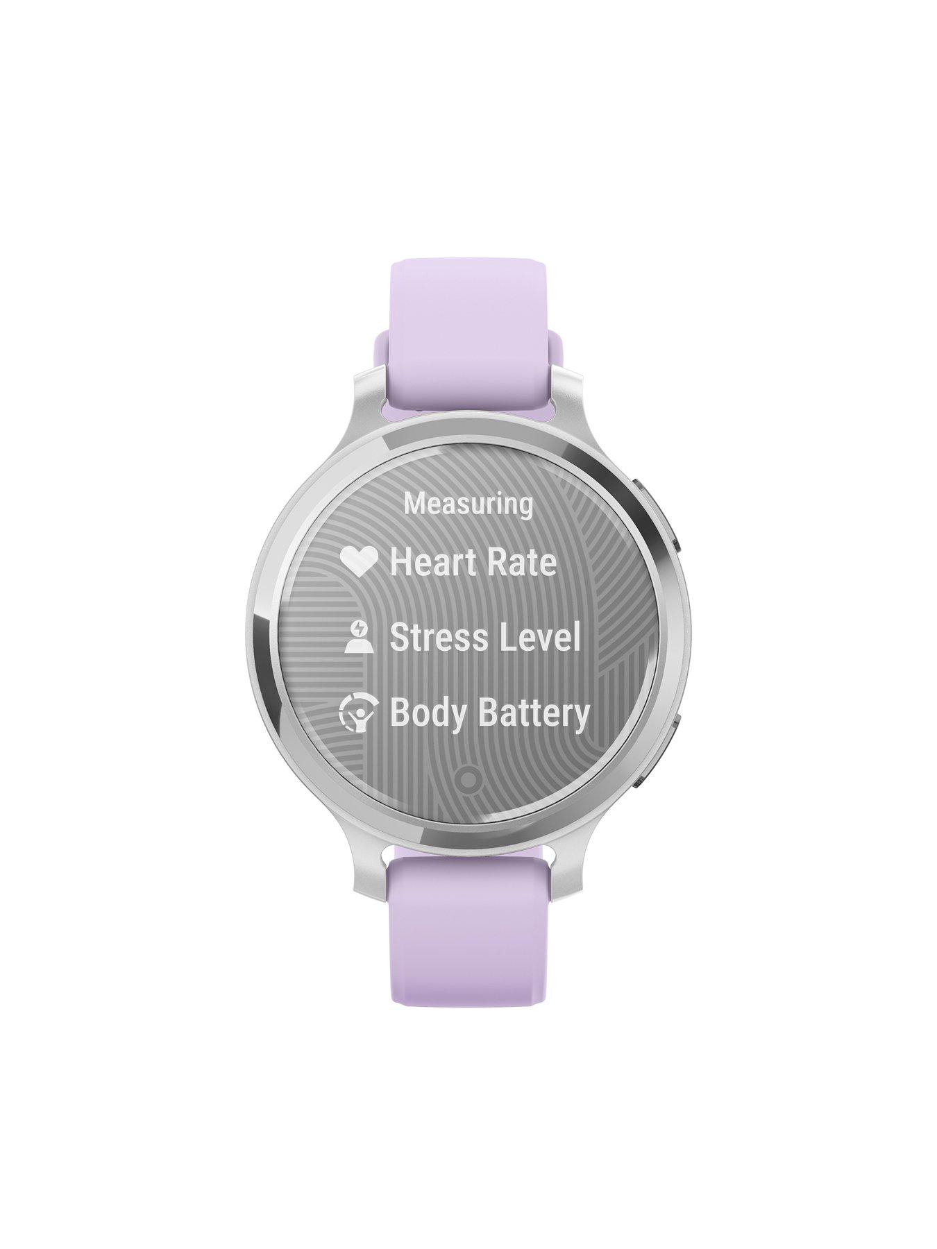 garmin-lily-2-active-smartwatchnbsp--silver-purpleoutfit