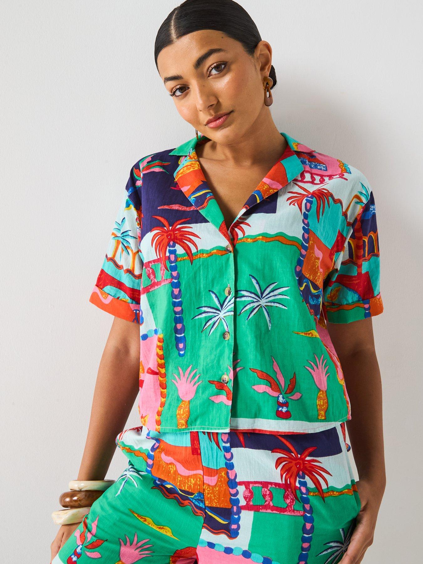 v-by-very-postcard-button-thru-shirt-co-ord-multioutfit