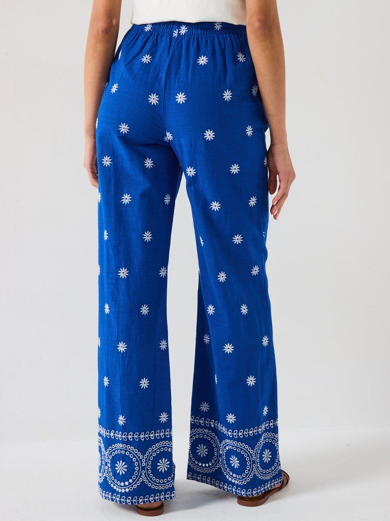 v-by-very-embroidered-poplin-trousers-cobalt-bluestillFront