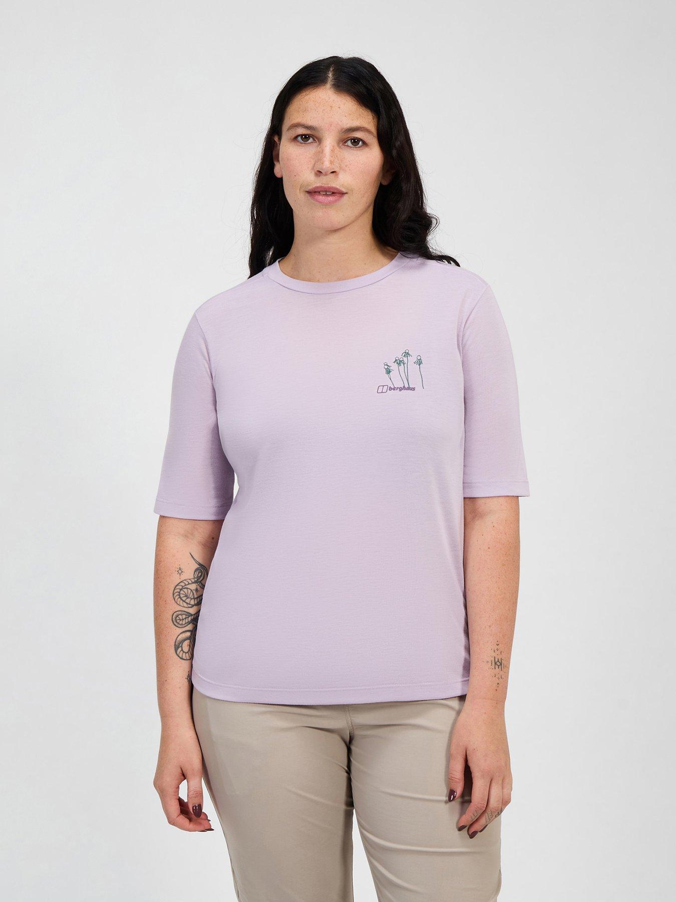 berghaus-womens-coneflower-tee-light-purplefront