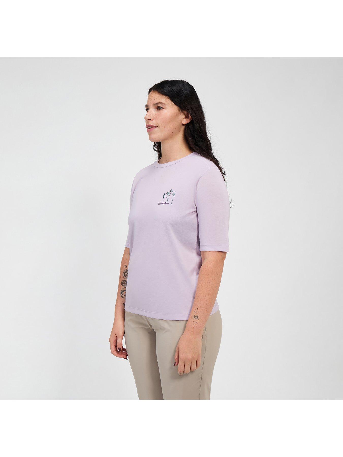 berghaus-womens-coneflower-tee-light-purpleoutfit