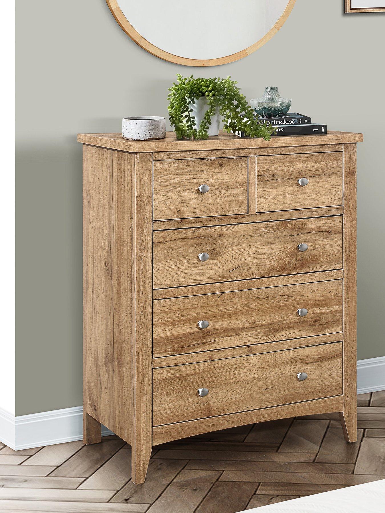 Image 1 of 7 of Birlea Hampstead Three Large Drawers and Two Smaller Drawers, &nbsp;3+2 Chest