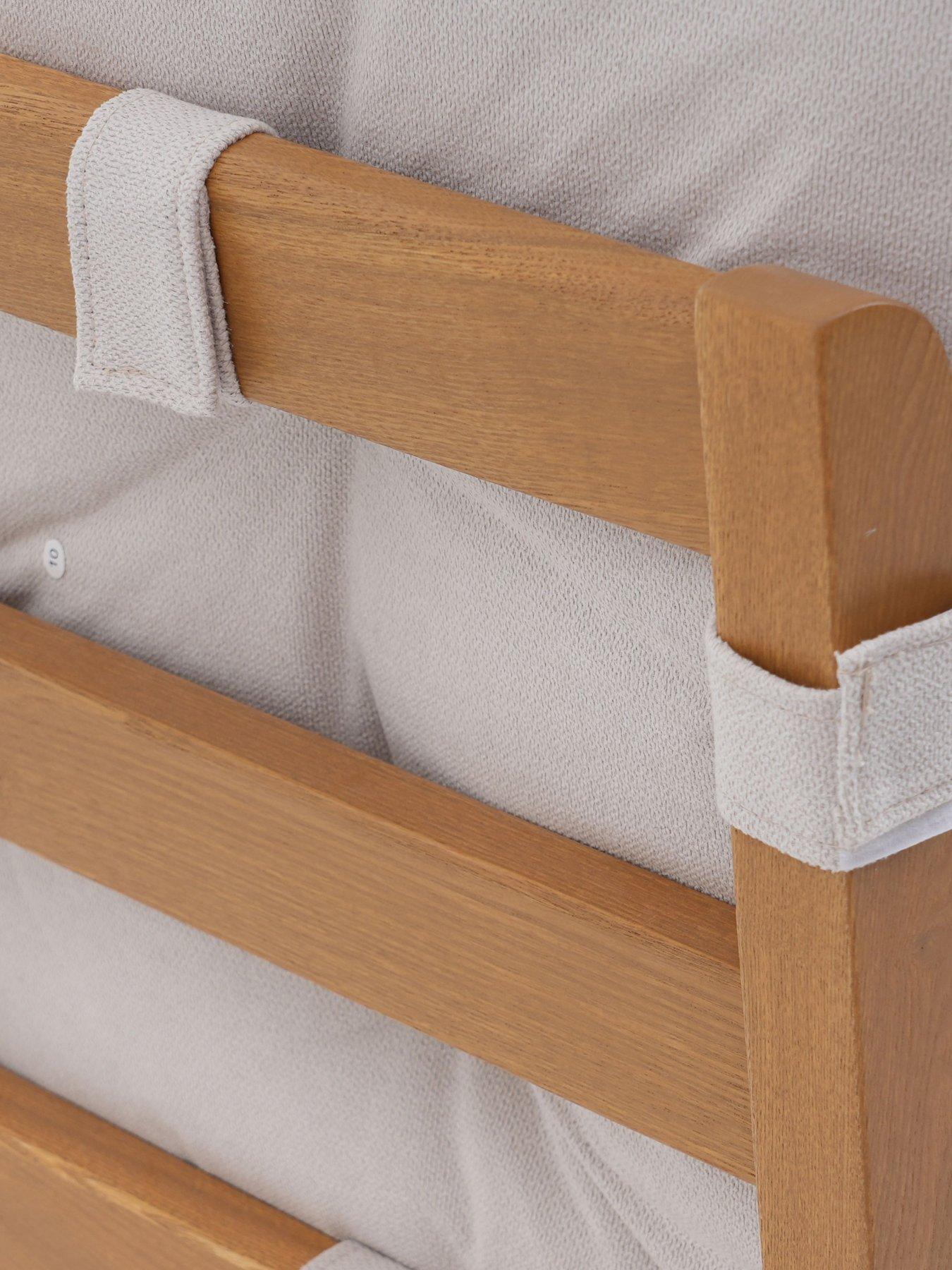 birlea-ander-bed-frame-with-cushion-headboard-browndetail