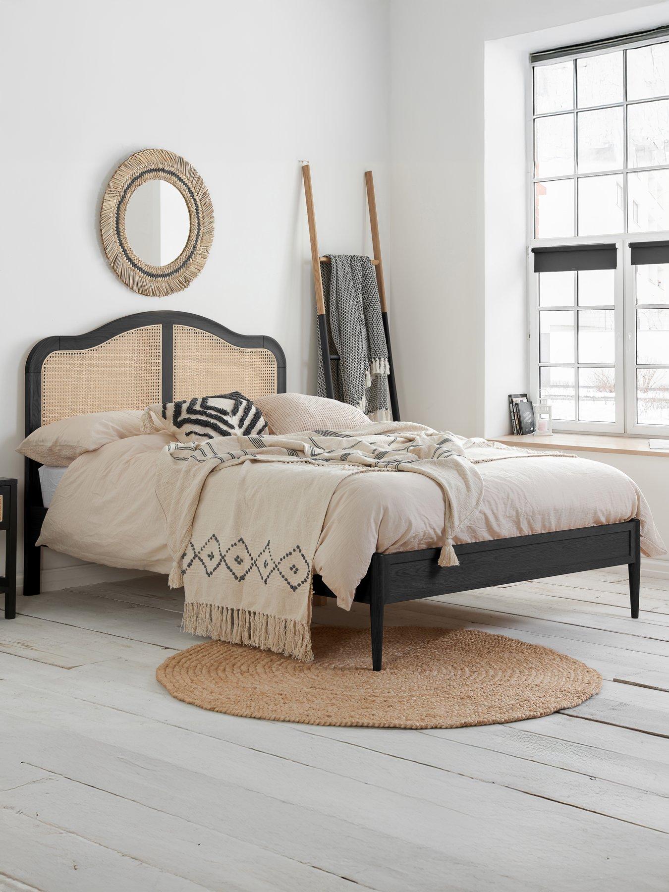 birlea-leonie-rattan-bed-frame-black
