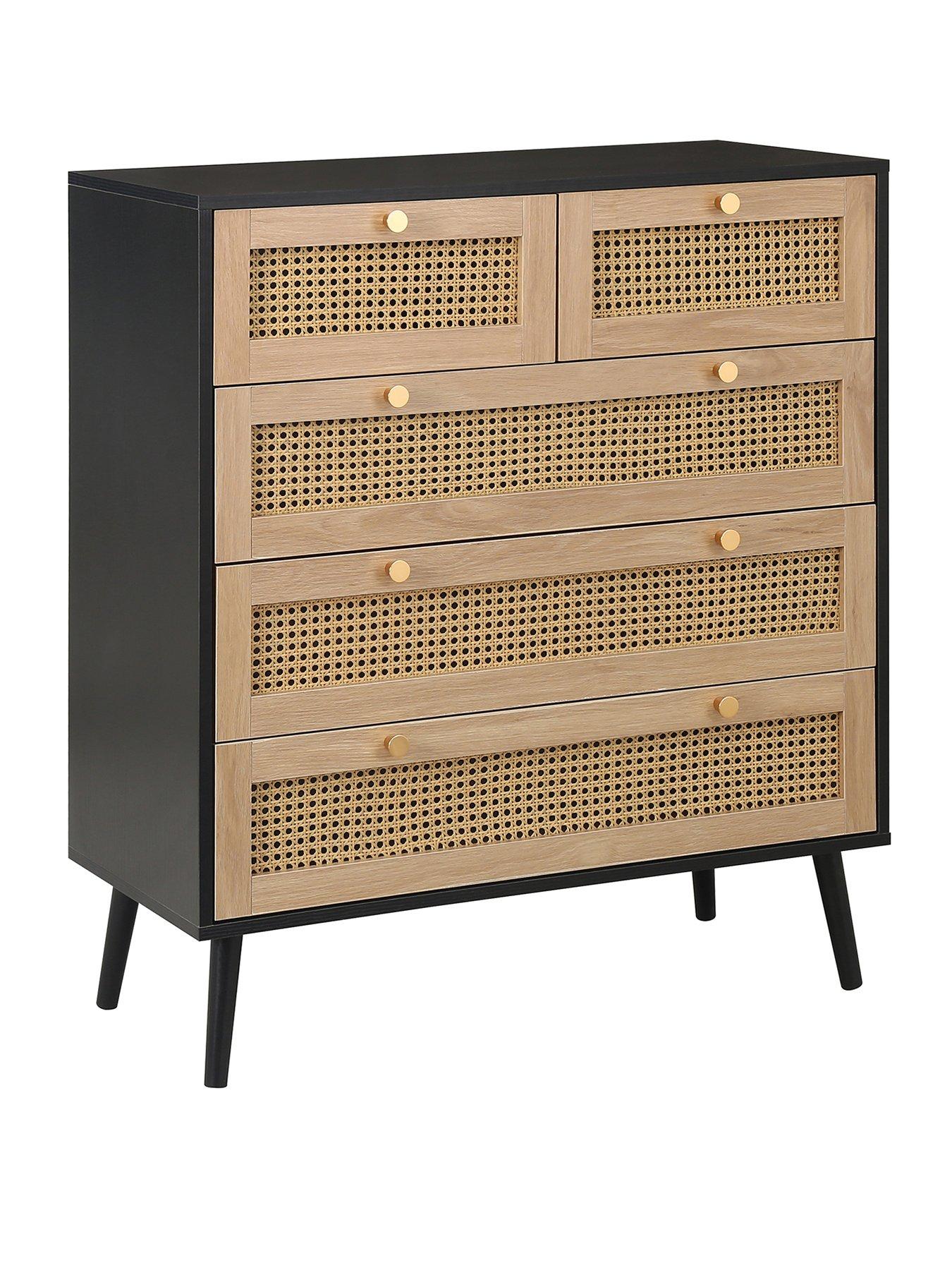 birlea-croxley-5-drawer-rattan-chestback