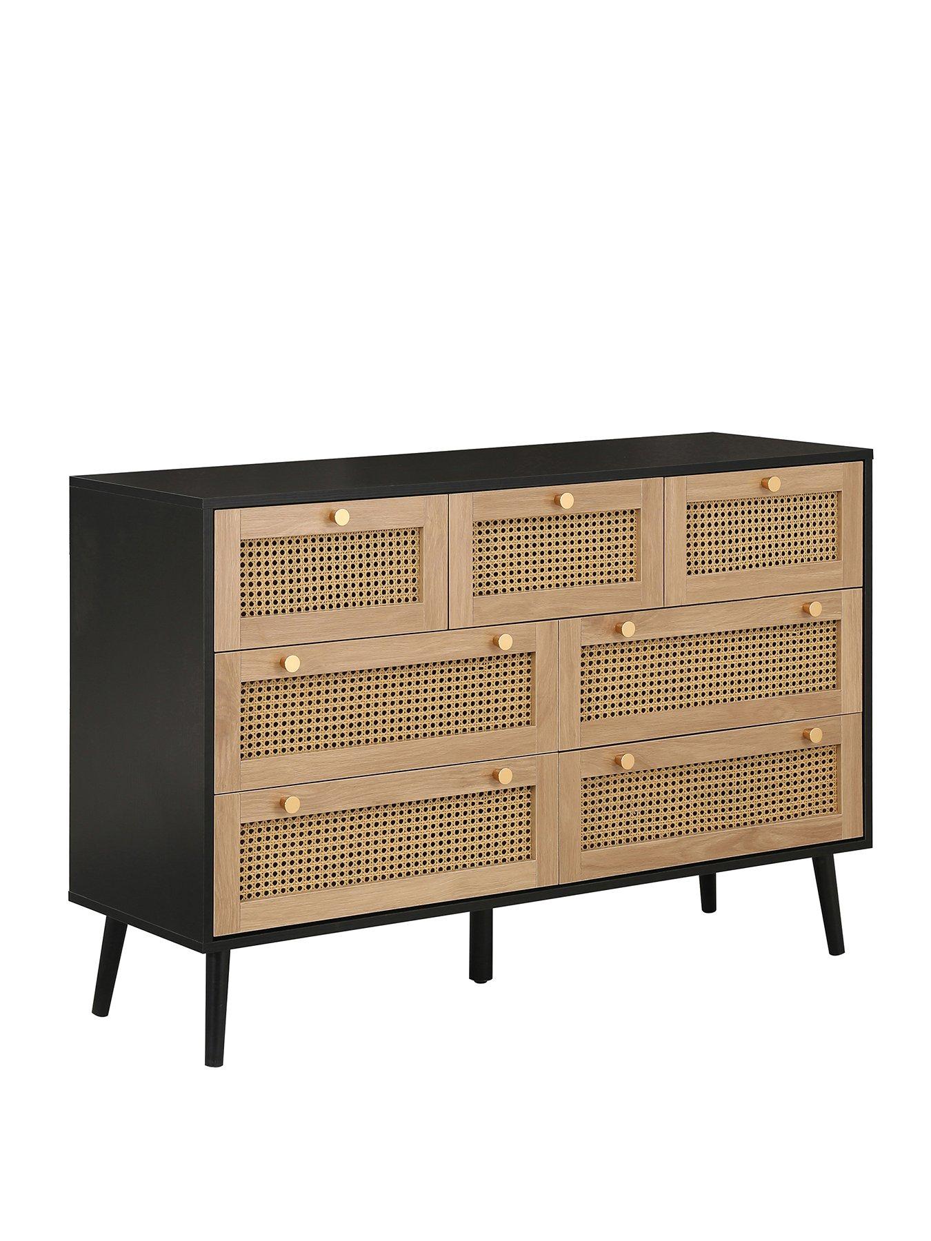 birlea-croxley-7-drawer-rattan-chestback