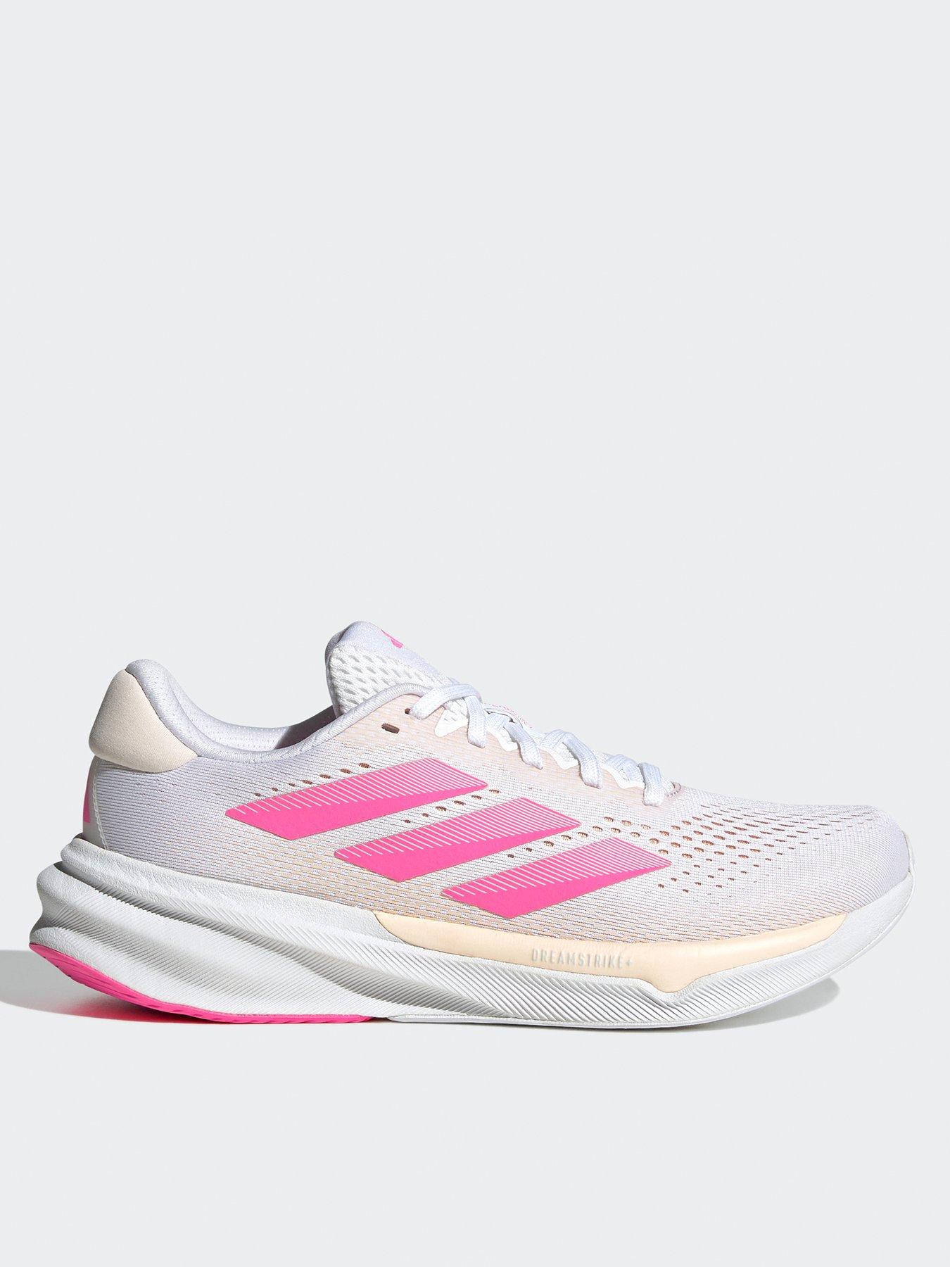 undefined Womens Running Supernova Stride 2 Trainers - White/Pink
