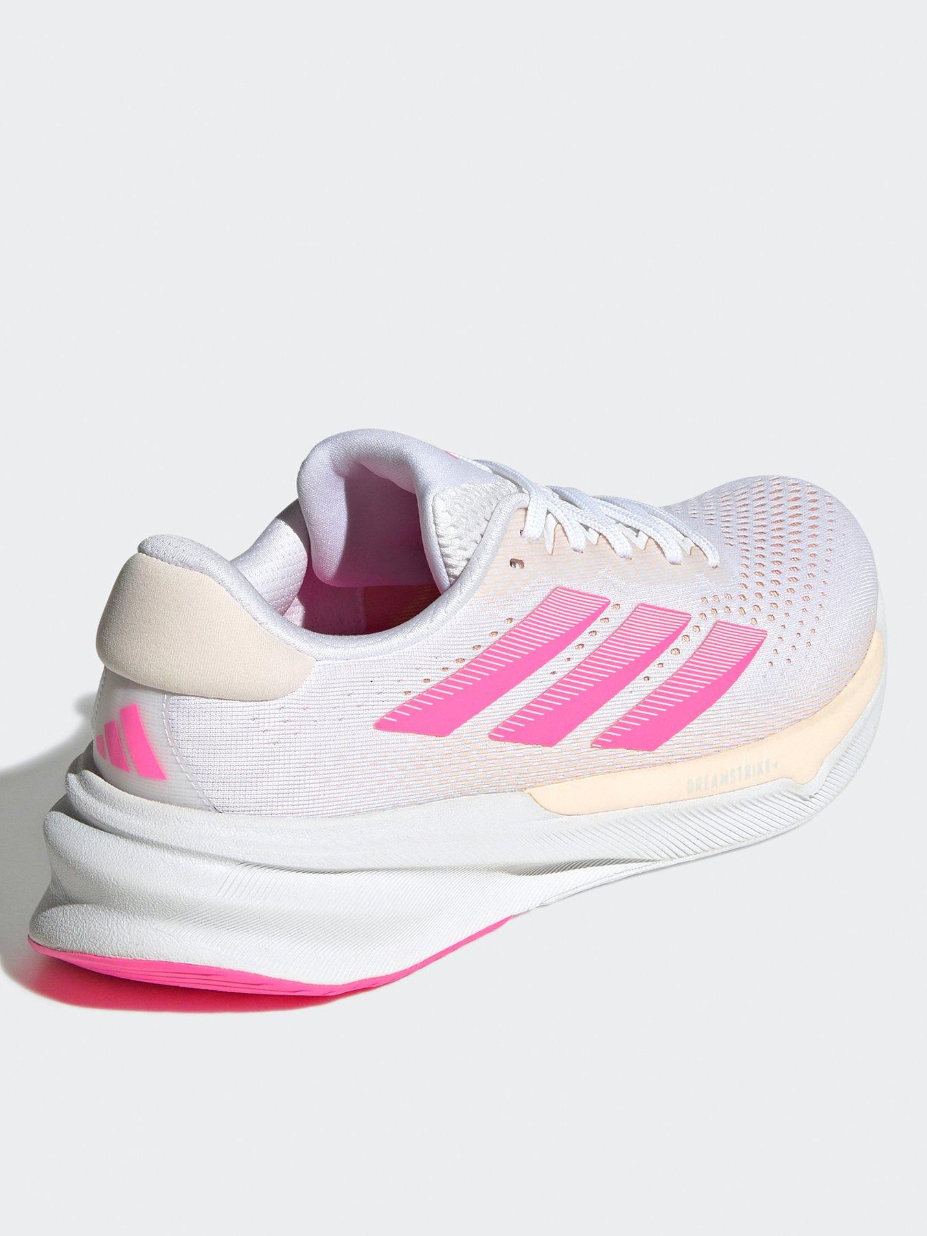 Image 3 of 6 of adidas Womens Running Supernova Stride 2 Trainers - White/Pink