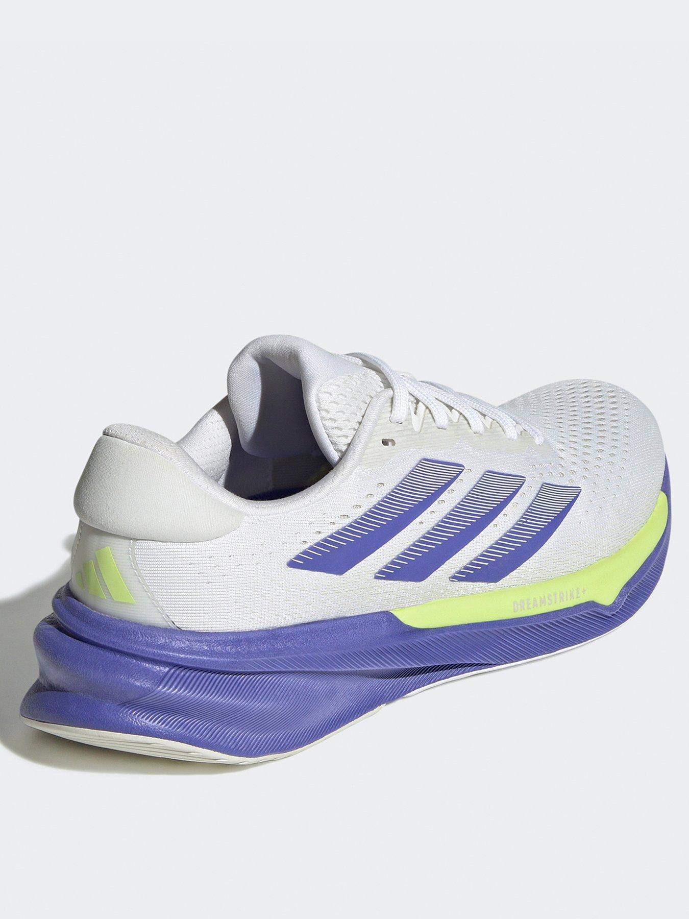 Image 3 of 6 of adidas Womens Running Supernova Stride 2 Trainers - White/Silver/Cobalt Blue