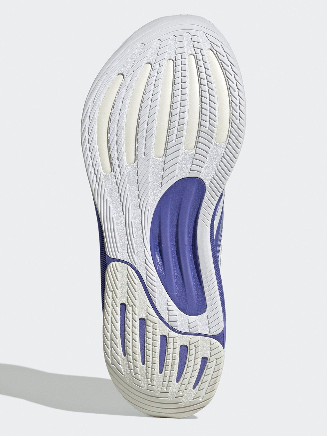 Image 5 of 6 of adidas Womens Running Supernova Stride 2 Trainers - White/Silver/Cobalt Blue