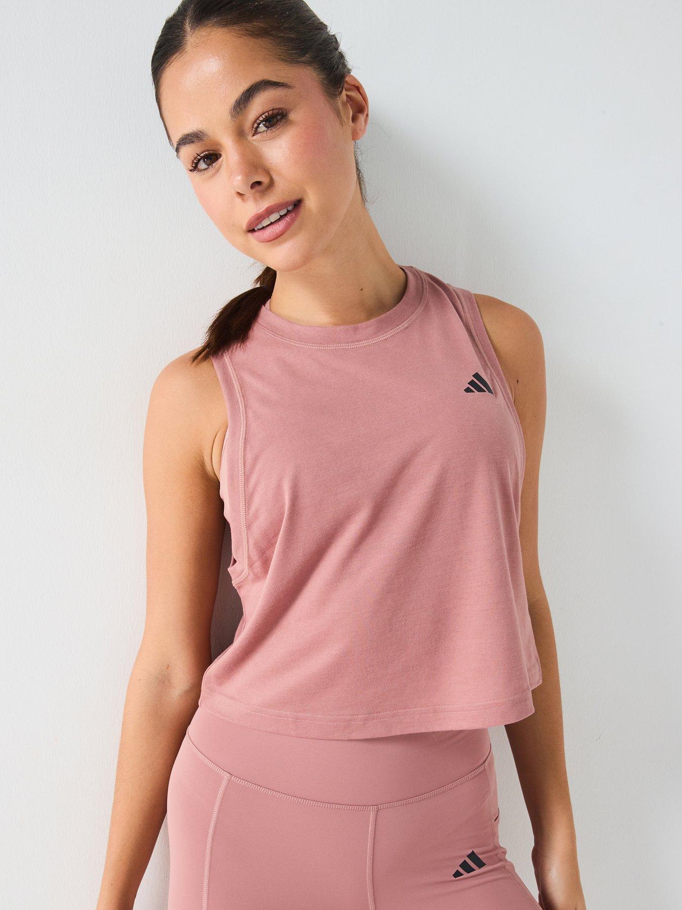 adidas-womens-train-essentials-tank-brown