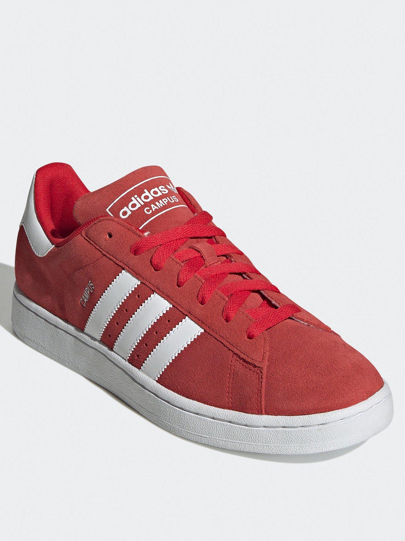 adidas-originals-mens-campus-2-trainers-redstillFront