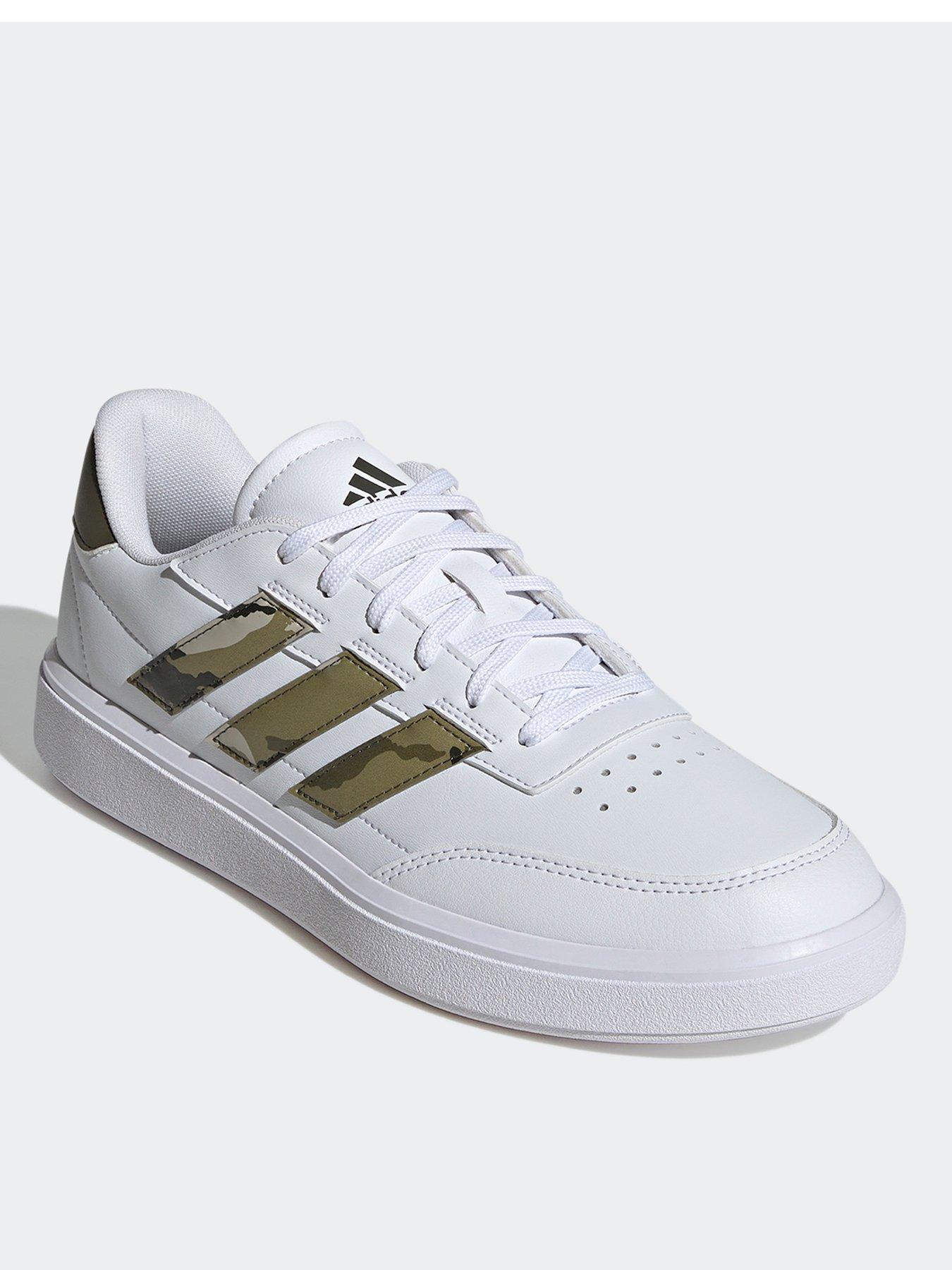 adidas-sportswear-mens-courtblock-trainers-whitestillFront