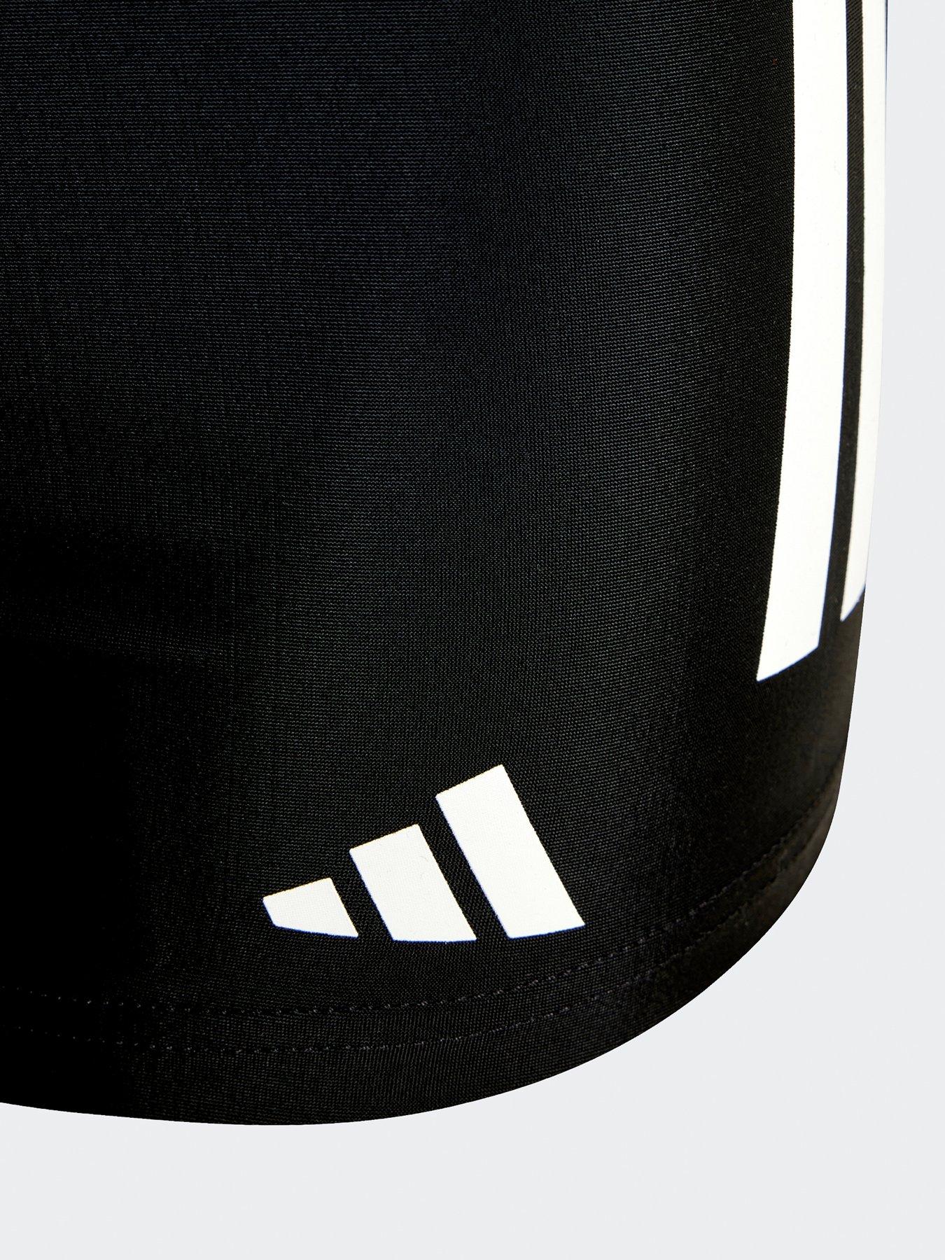 Image 3 of 4 of adidas Junior Boys 3 Stripe Boxer Swim Shorts - Black