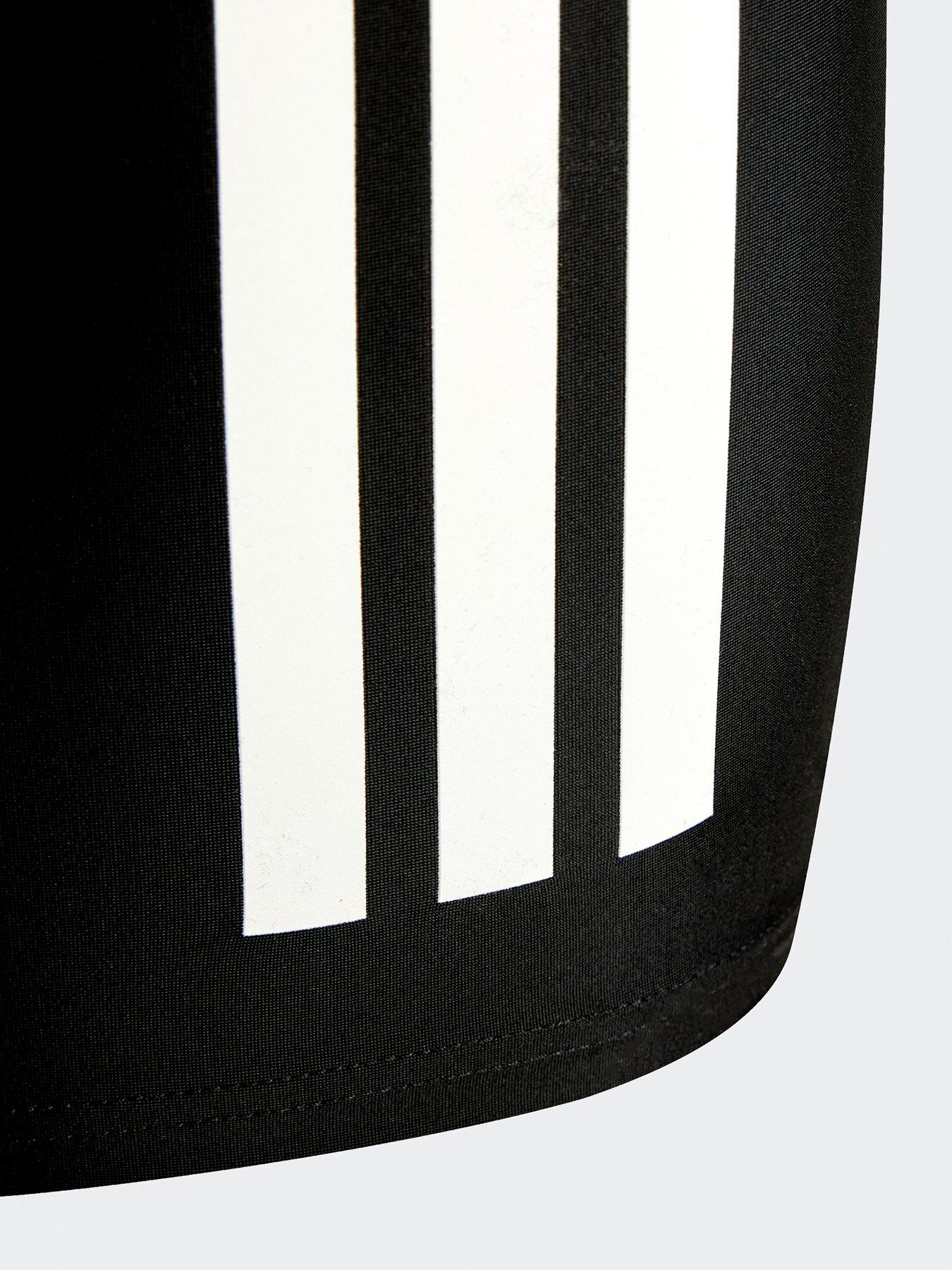 Image 4 of 4 of adidas Junior Boys 3 Stripe Boxer Swim Shorts - Black