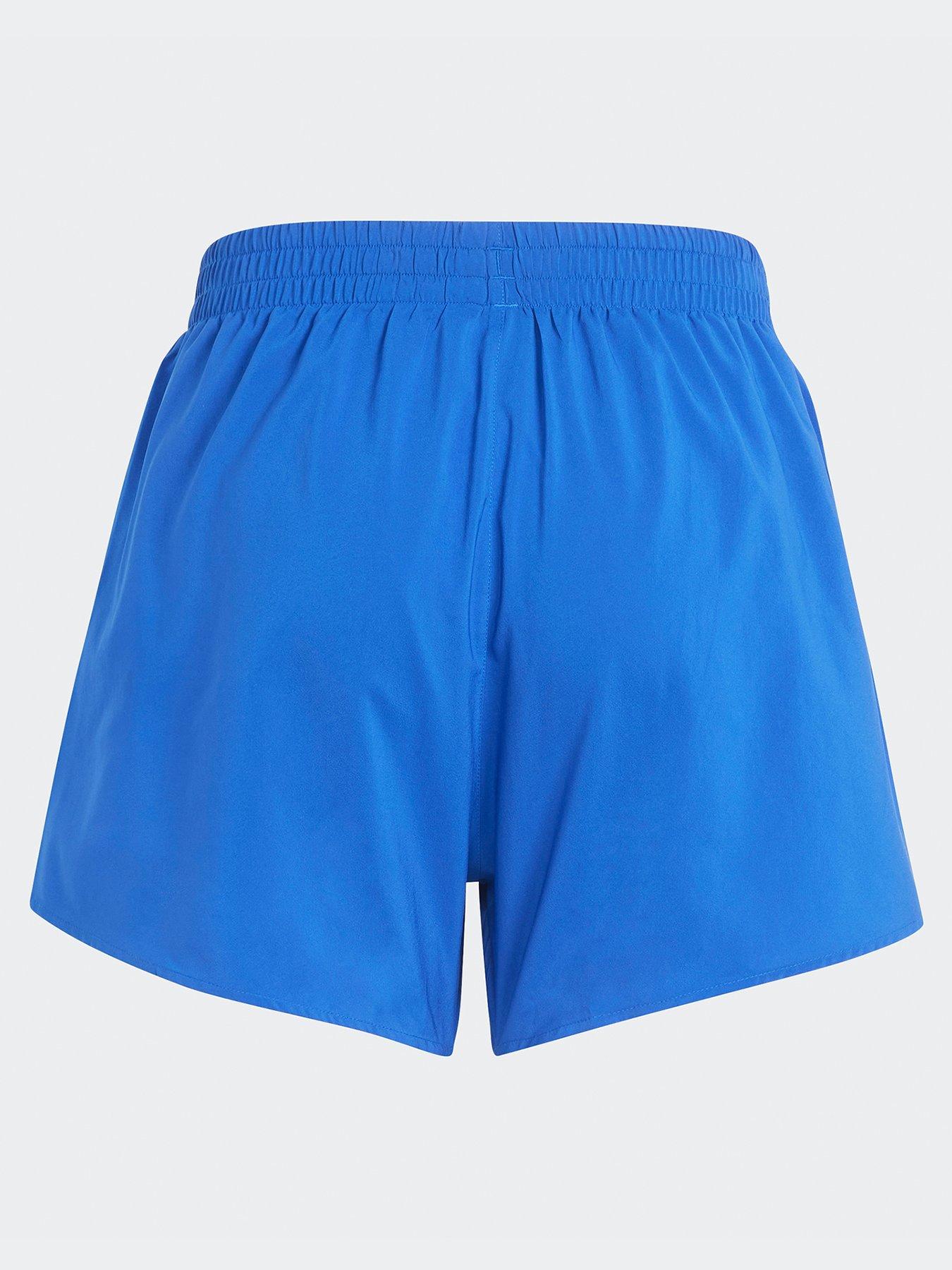 Image 2 of 4 of adidas Junior Boys Running Team Shorts - Blue