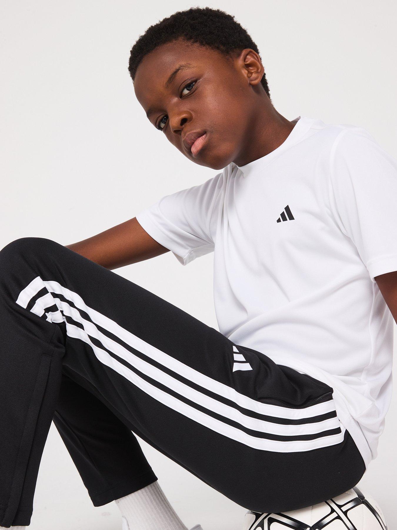 Image 4 of 6 of adidas Junior Boys Train Essentials T-Shirt - White