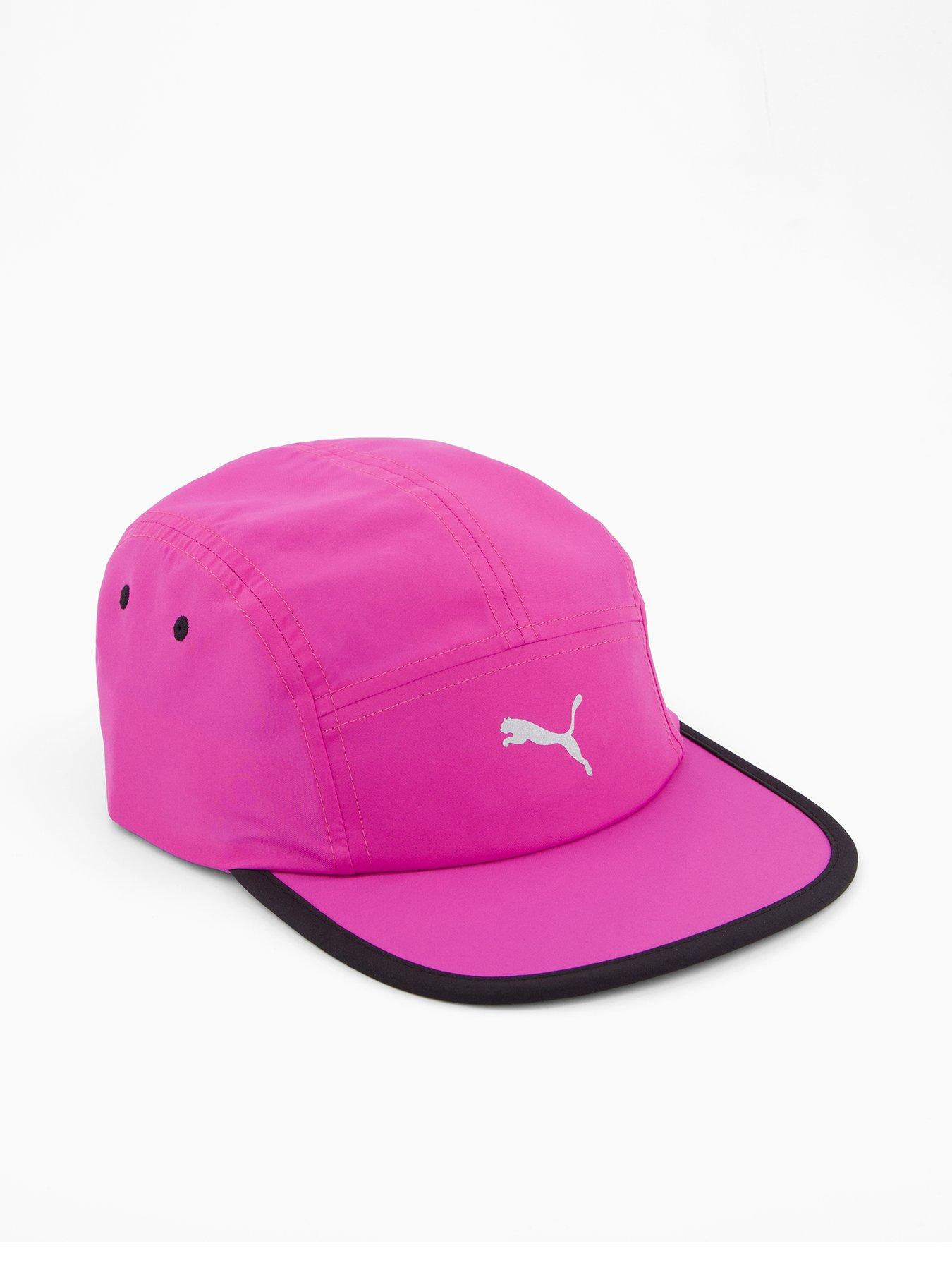 Image 1 of 4 of Puma Womens Running Essential 5 Panel Cap - Wild Berry