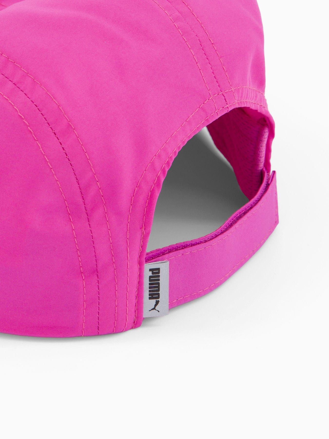 Image 4 of 4 of Puma Womens Running Essential 5 Panel Cap - Wild Berry