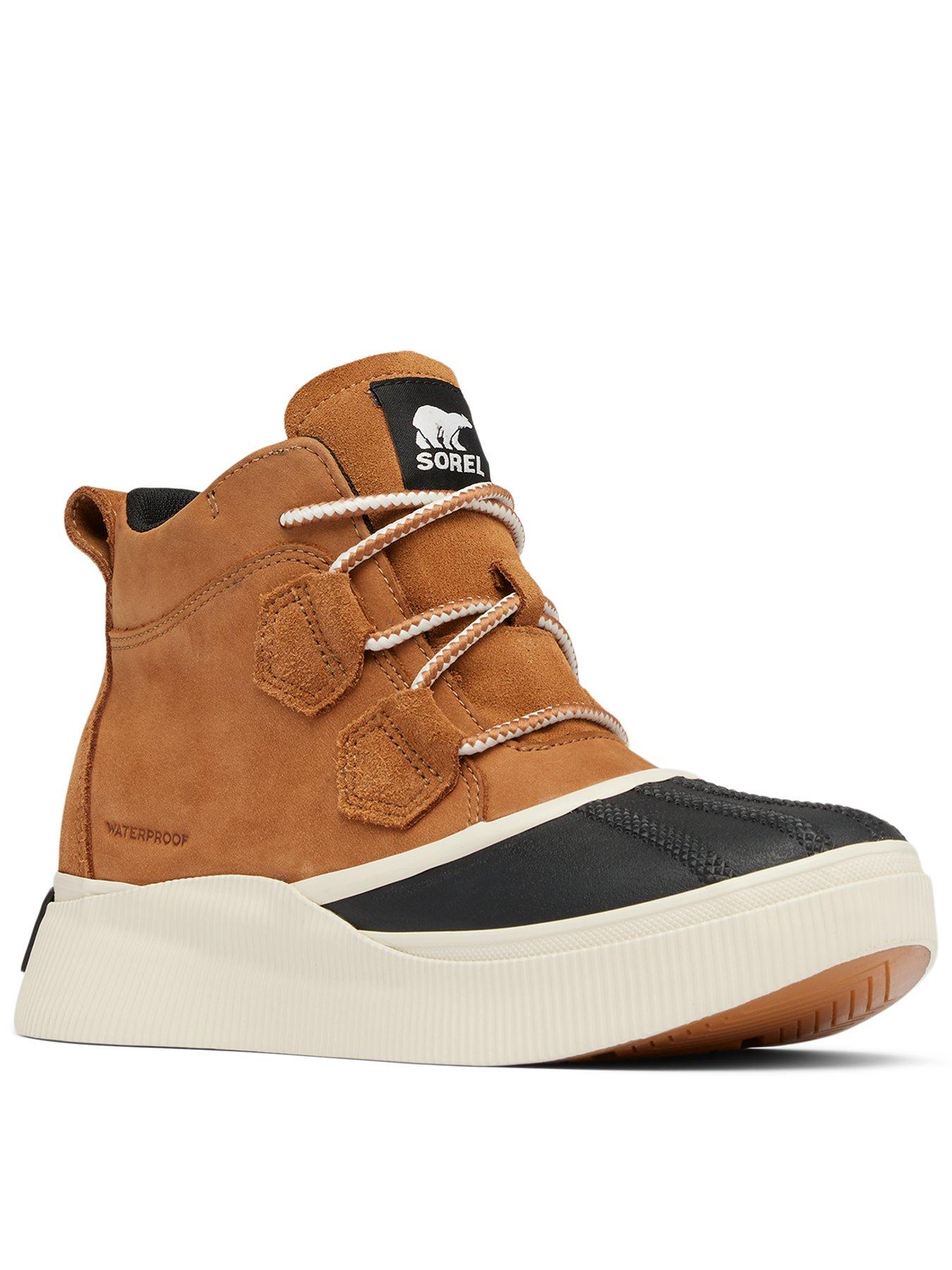 undefined Womens Out N About 4 Classic Mid Waterproof Sneaker - Brown