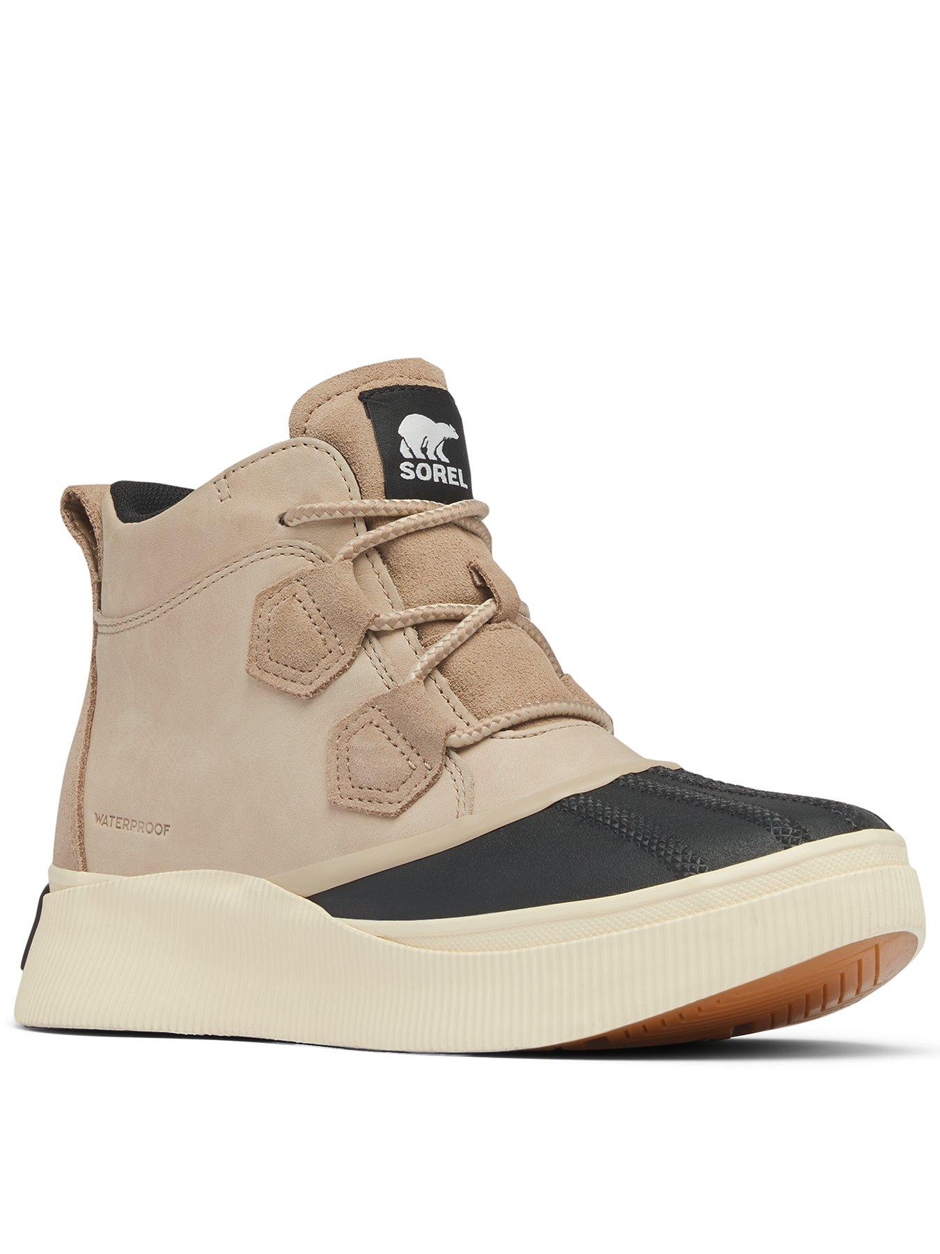 undefined Womens Out N About 4 Classic Mid Waterproof Sneaker - Beige