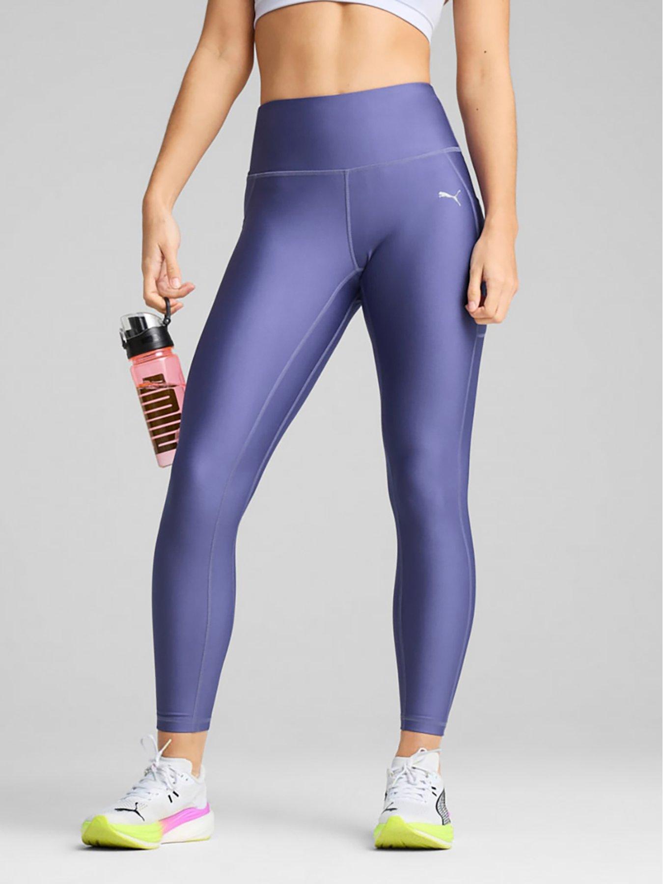 Image 1 of 5 of Puma Womens Running Velocity Full Length Tights - Blue