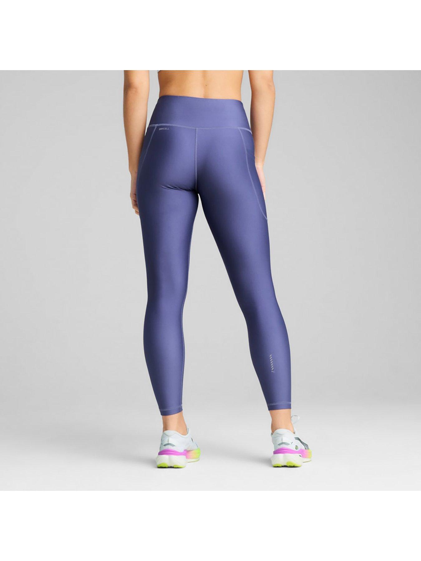 Image 2 of 5 of Puma Womens Running Velocity Full Length Tights - Blue