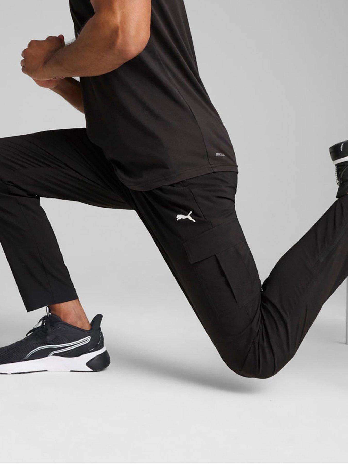 Image 5 of 5 of Puma Men's Training Tech Woven Cargo Pants - Black