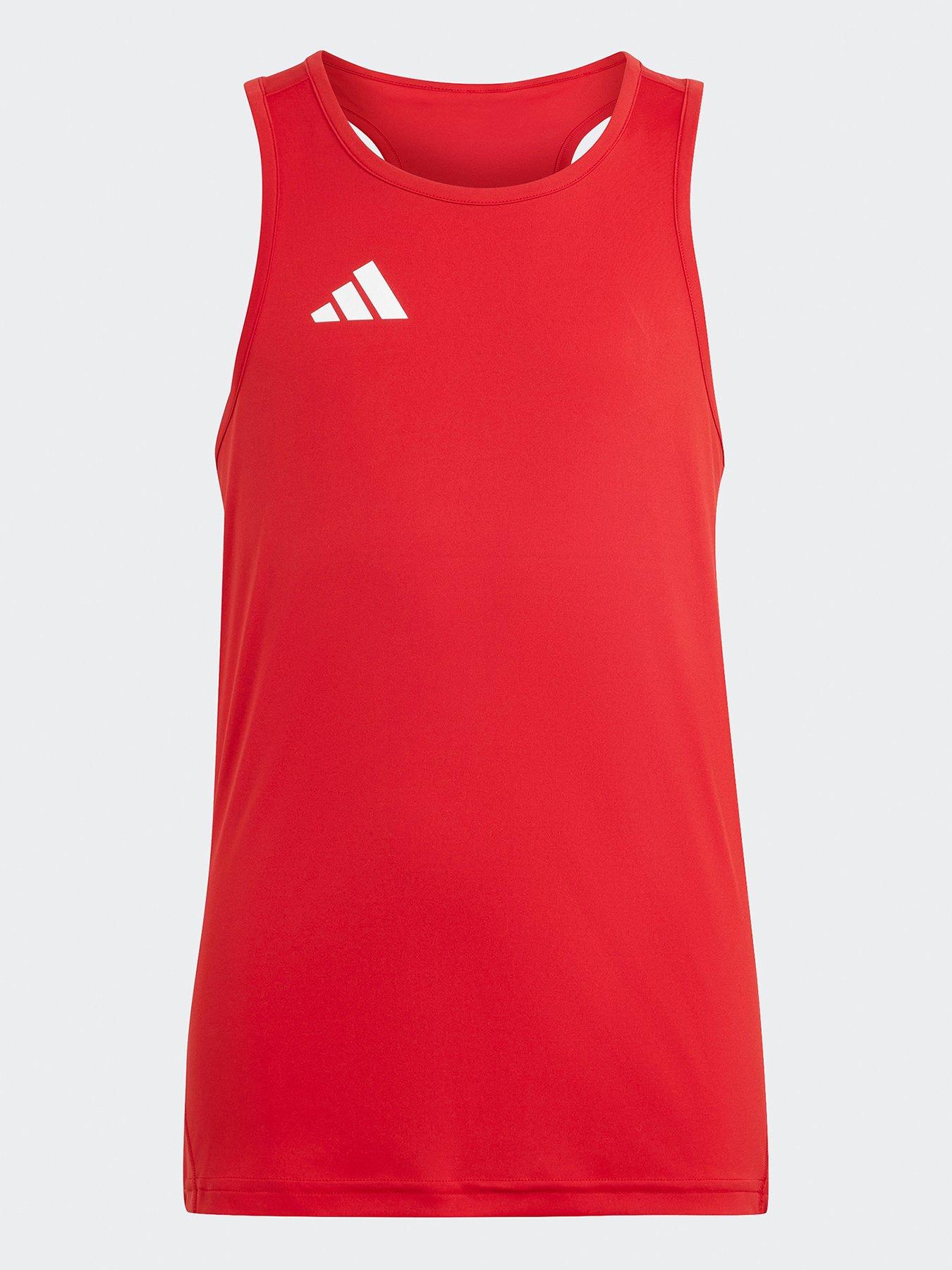 adidas-junior-unisex-running-team-vest-red