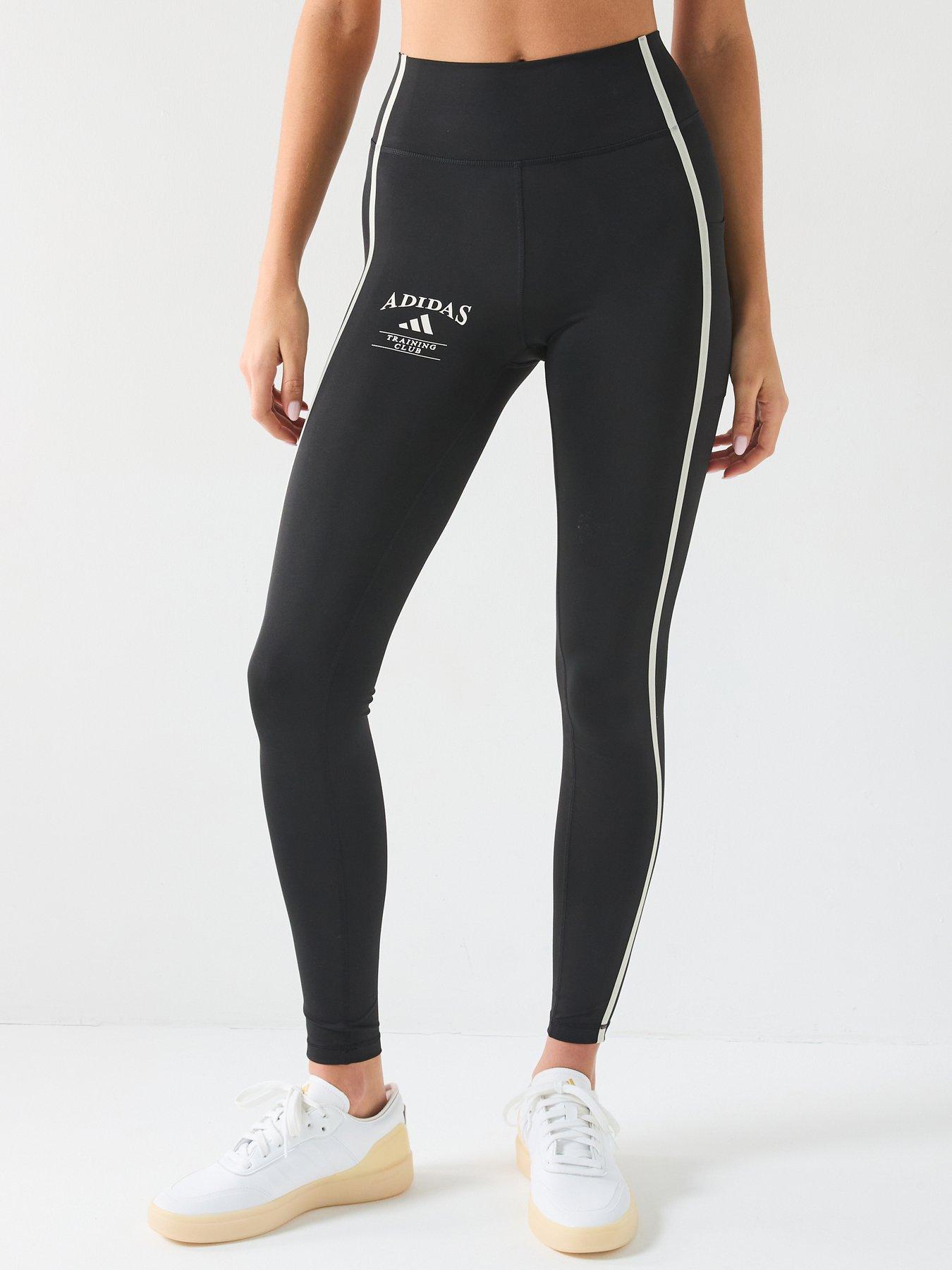 Image 1 of 6 of adidas Womens Training Legacy Tights - Black/Chalk White