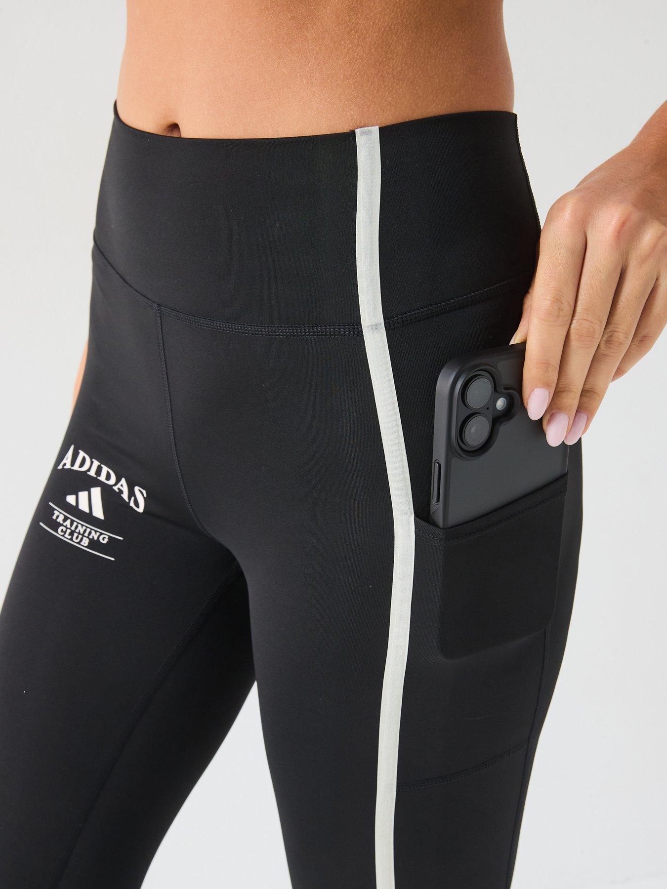 Image 5 of 6 of adidas Womens Training Legacy Tights - Black/Chalk White