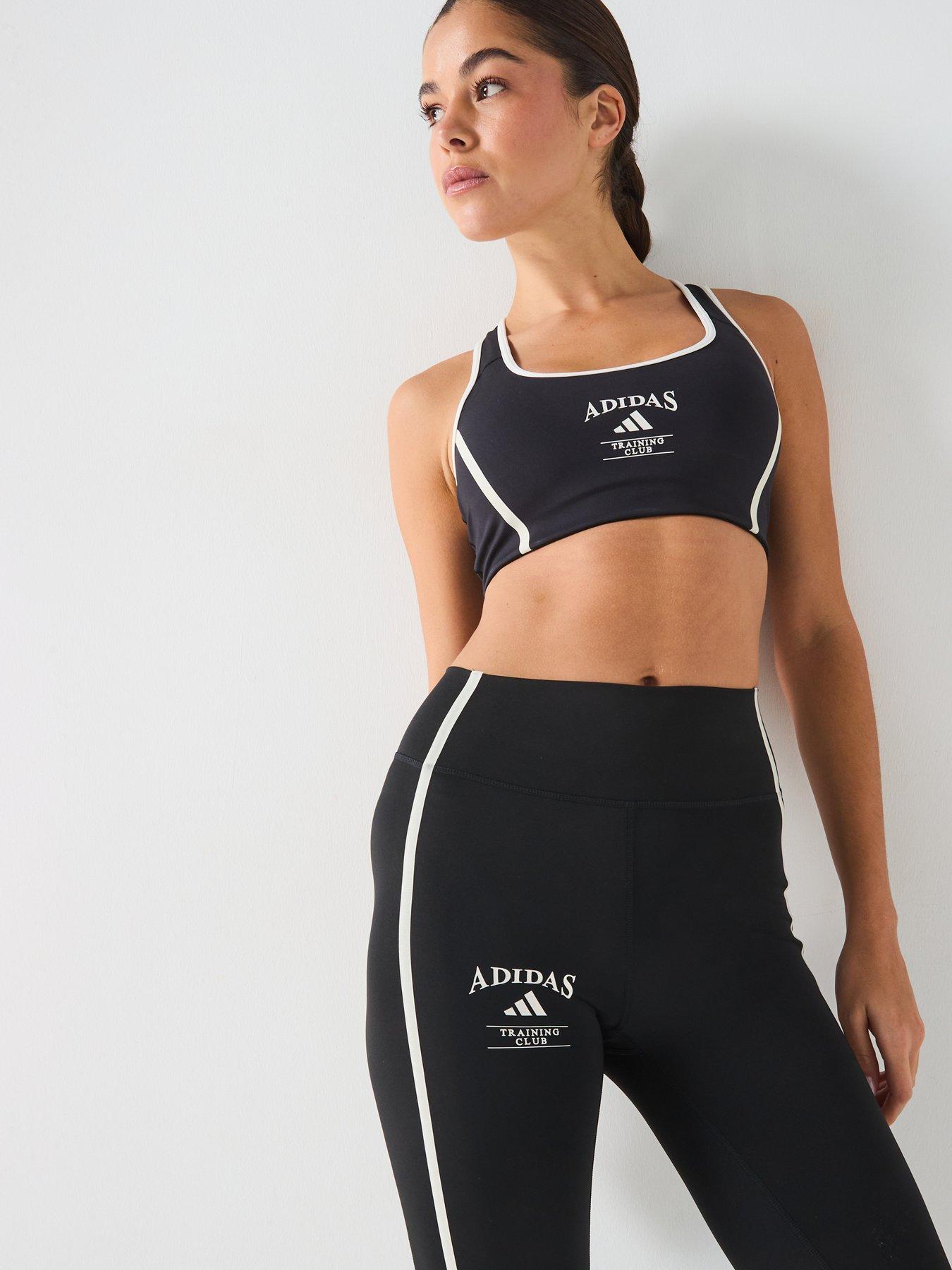 Image 6 of 6 of adidas Womens Training Legacy Tights - Black/Chalk White
