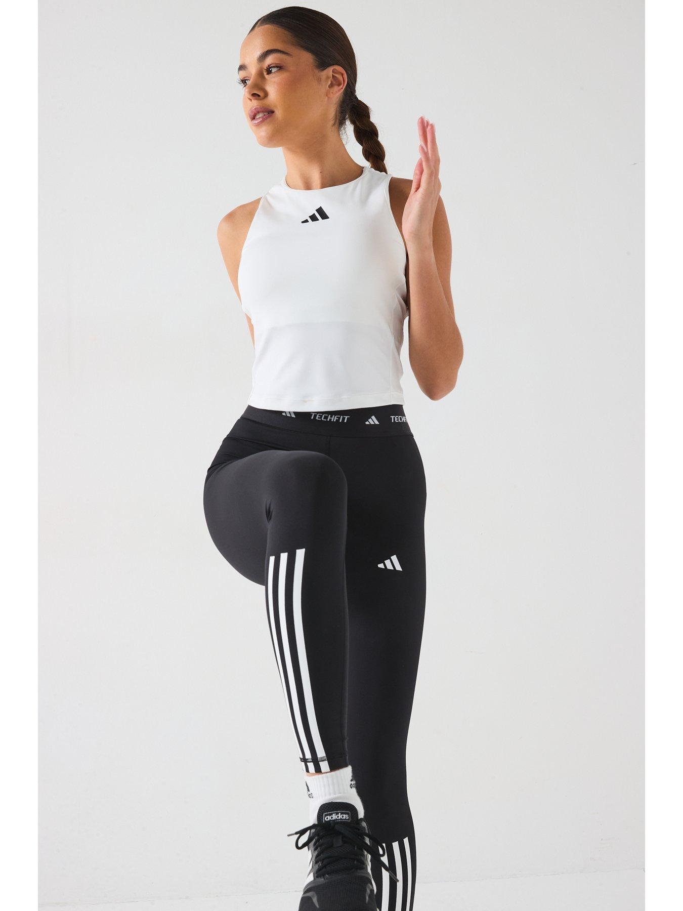 Image 6 of 6 of adidas Womens Training Strength Tank - White