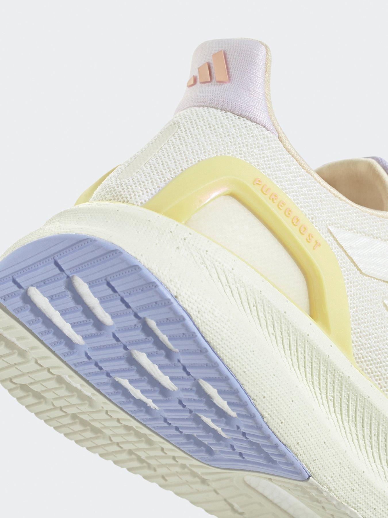 Image 6 of 6 of adidas Womens Running Pureboost 5 Trainers - Ivory/Ice Lavender