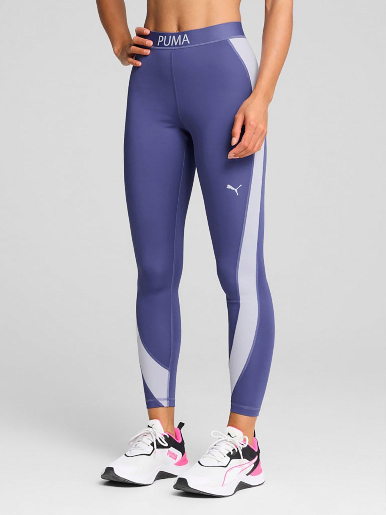 undefined Womens Training Strong High Waisted 7/8 Tights - Blue