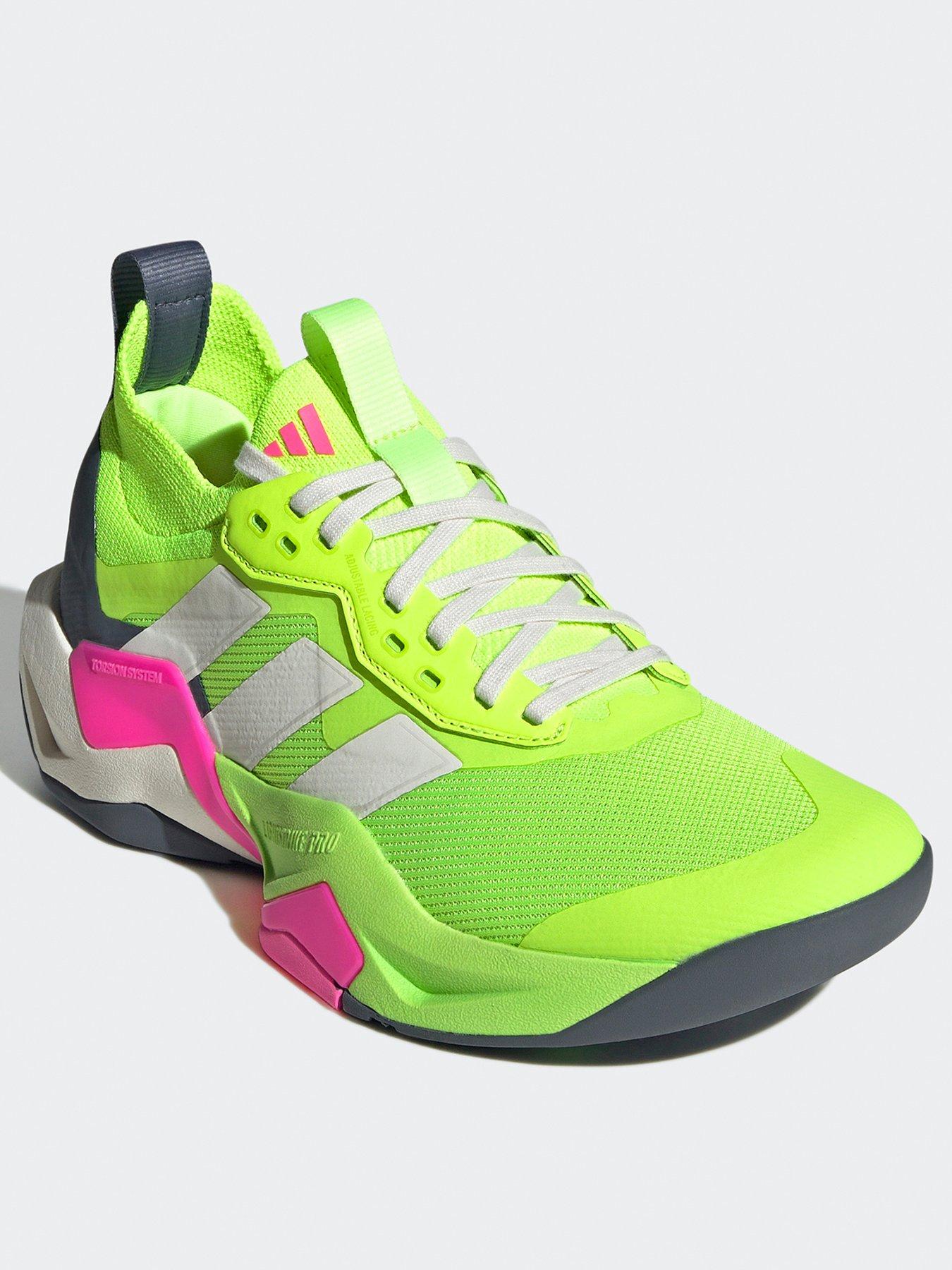 Image 4 of 8 of adidas Womens Training Rapidmove Adv 2 Trainer - Lemon/White/Pink