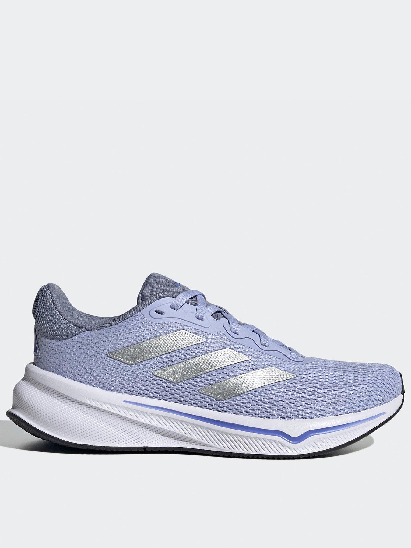 adidas Womens Running Response Trainers - Violet/Silver Met/Cobalt Blue