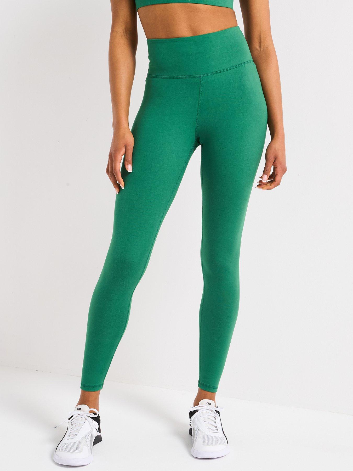 Image 1 of 4 of Puma Womens Training Evolve High Waist Full Length Tights - Green