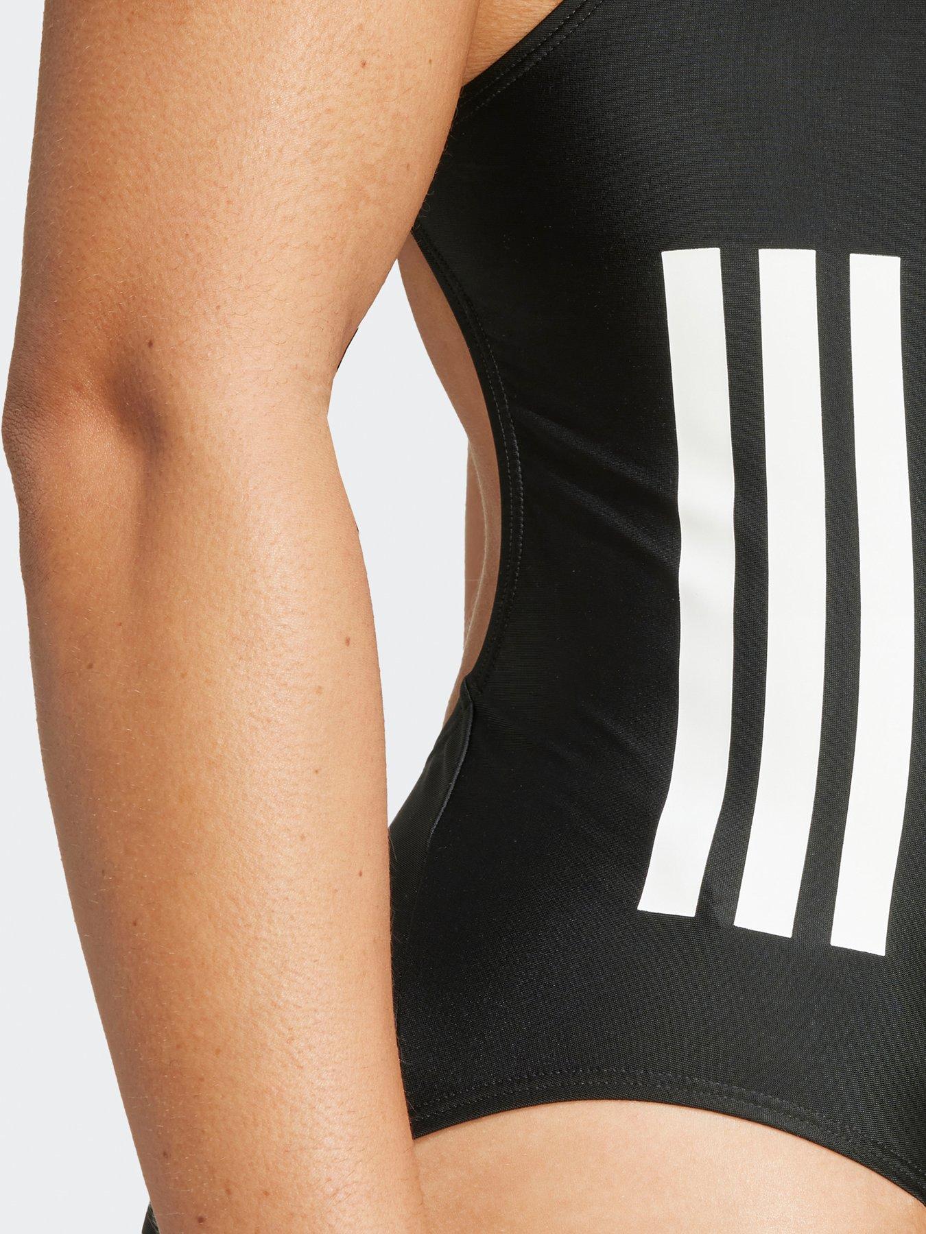 adidas-womens-3-stripe-swimsuit-blackdetail